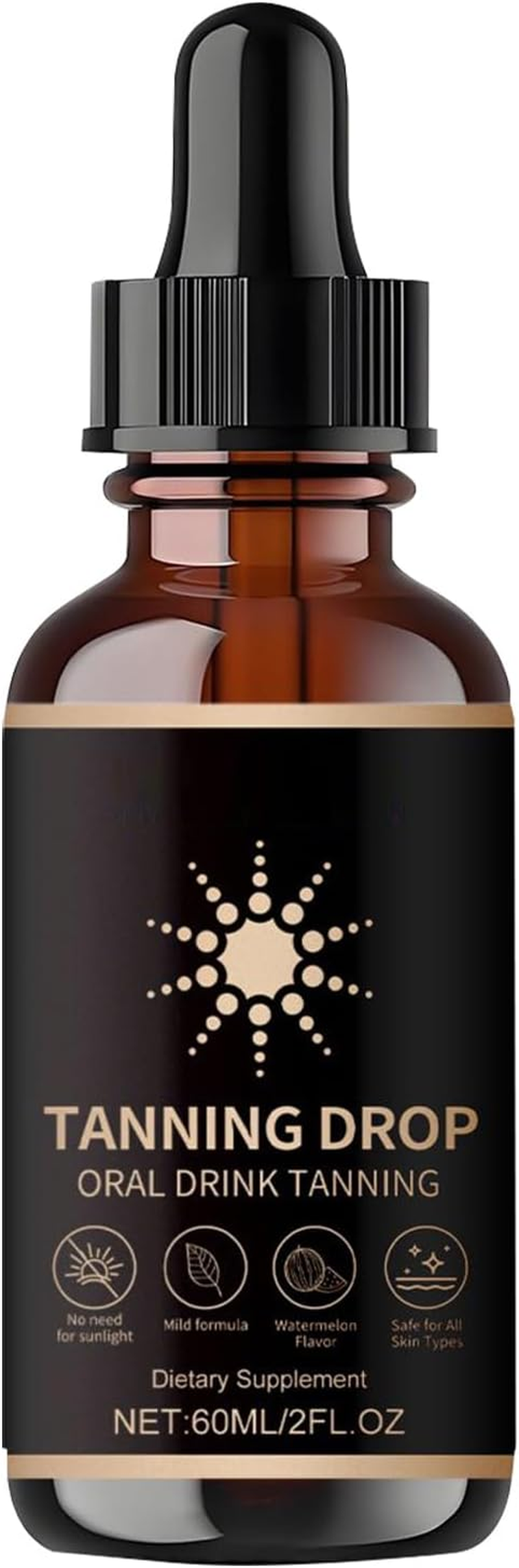 3Pcs Sunless Tanning Drops to Drink &ndash; 3X60Ml Oral Tanning Drops for Water & Beverages, Natural Sunkissed Glowdrops for Face & Body, Vegans & Safe, No Sun Required image number 6