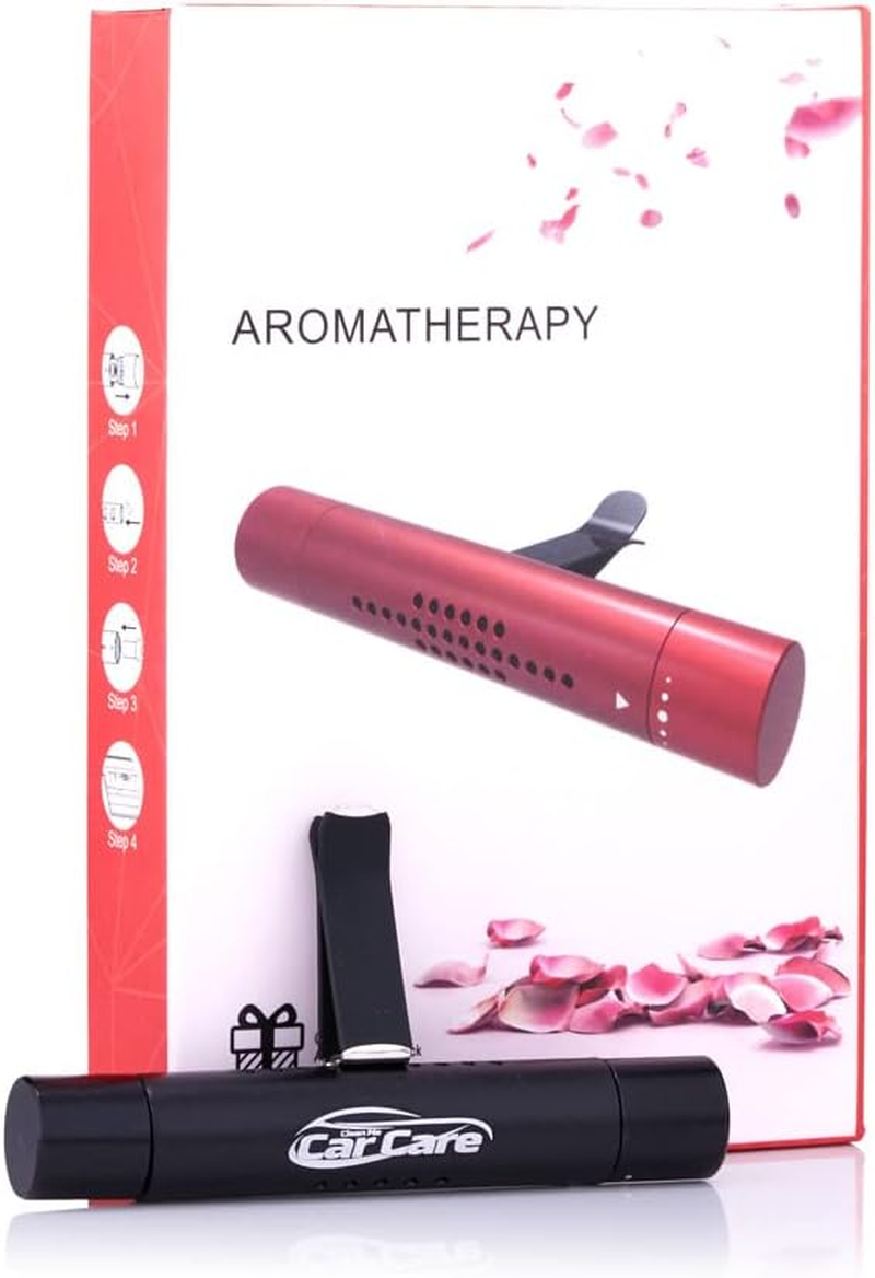 Car Car Air Fresheners with 5 Refills, Non-Toxic and Chemical Free, Made of Sturdy Aluminium Alloy, Sturdy and Durable (5 Refills) image number 4