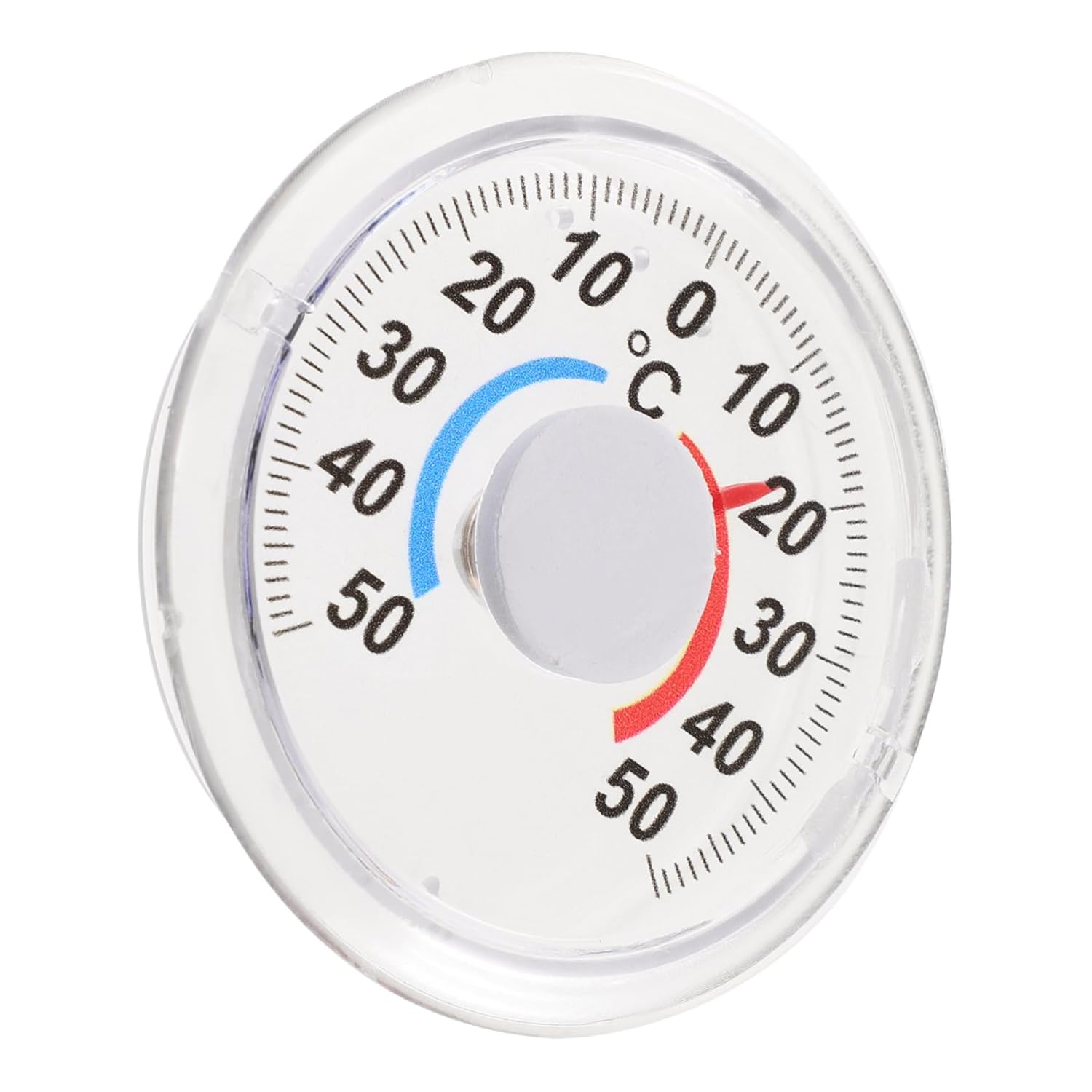 STAHAD 3Pcs Indoor Wooden Thermometers with Dual Fahrenheit Celsius Display Hanging Temperature Gauges for Home School Shop Use Silver image number 3