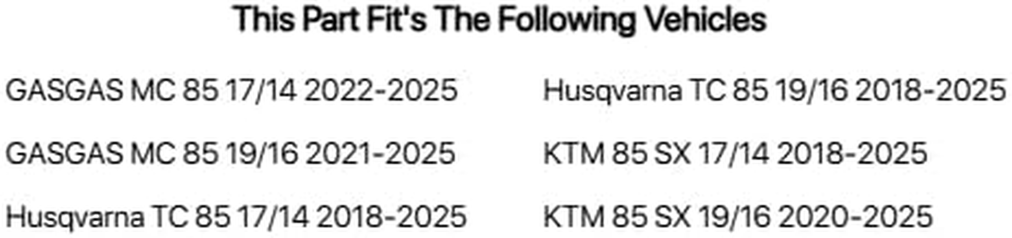 Tusk Deck and Timing Tool Compatible with KTM 85 SX 17/14 2018-2025 image number 1
