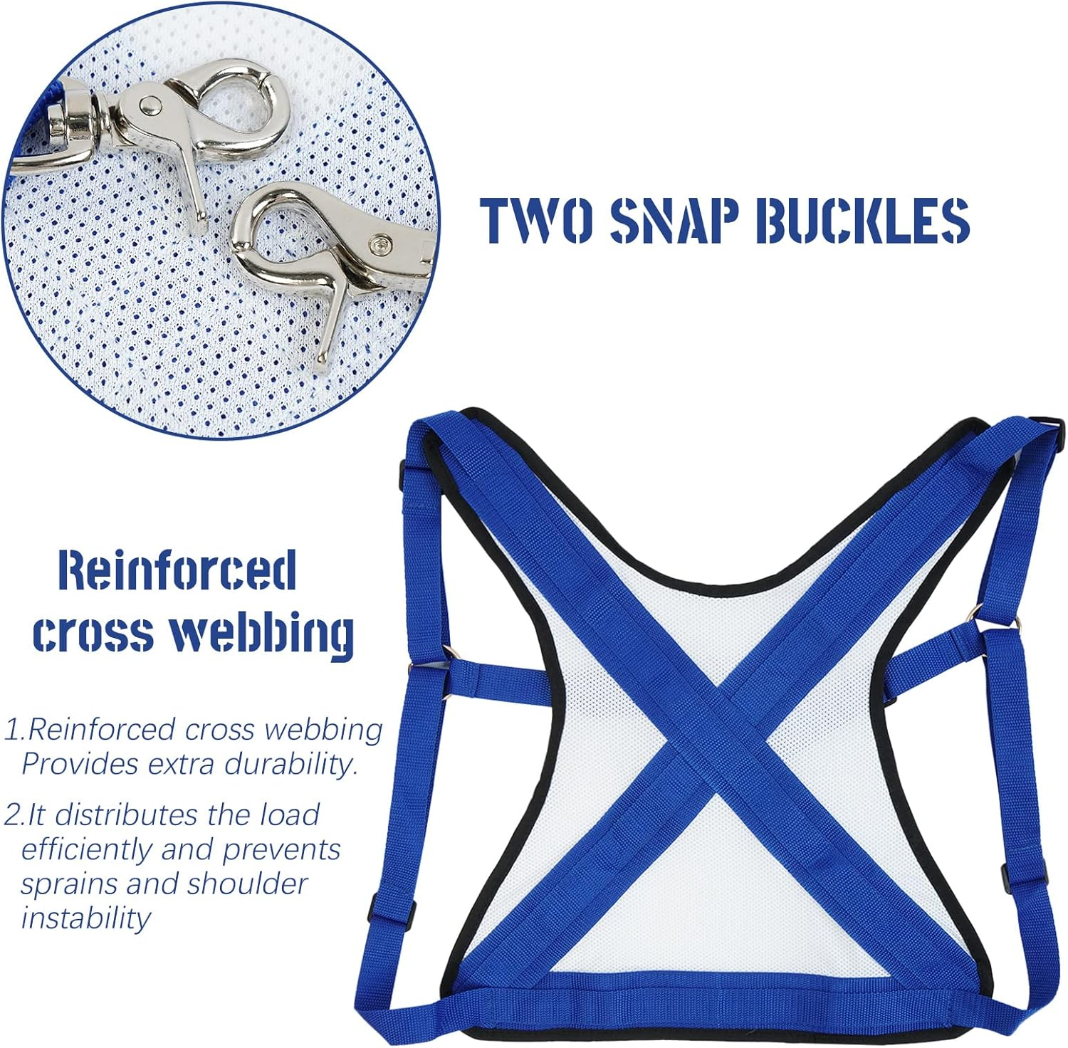 Fishing Shoulder Back Harness, Adjustable Sea Fishing Rod Holder Vest, Boat Fish Fighting Belt Harness for Fishing Big Fish image number 6