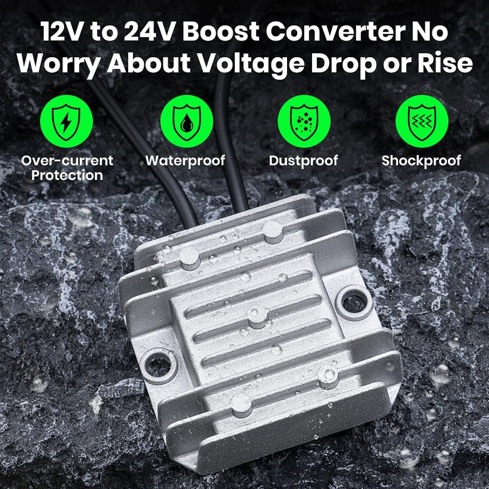 For Starlink Mini 12V Conversion Kit, 12V Power Cable with Cigarette Lighter Plug, 9-20V Step up 24V 72W Conversion Kit for Truck RV image number 6