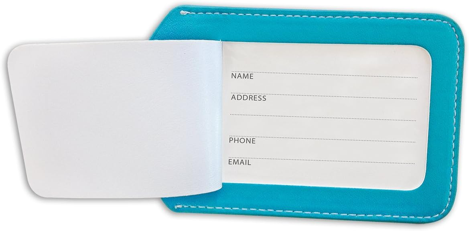 Pacifica Island Art Leatherette Luggage Baggage Tag - Surfs up by Lafferty image number 1