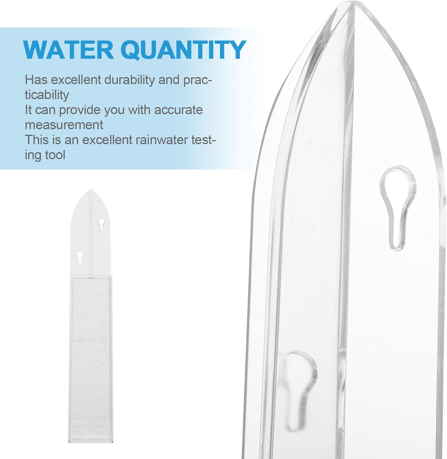 YARNOW Plastic Rain Gauge Tube with Scale for Outdoor Rainfall Measurement Garden Rain for Accurate Plant Water Monitoring image number 4