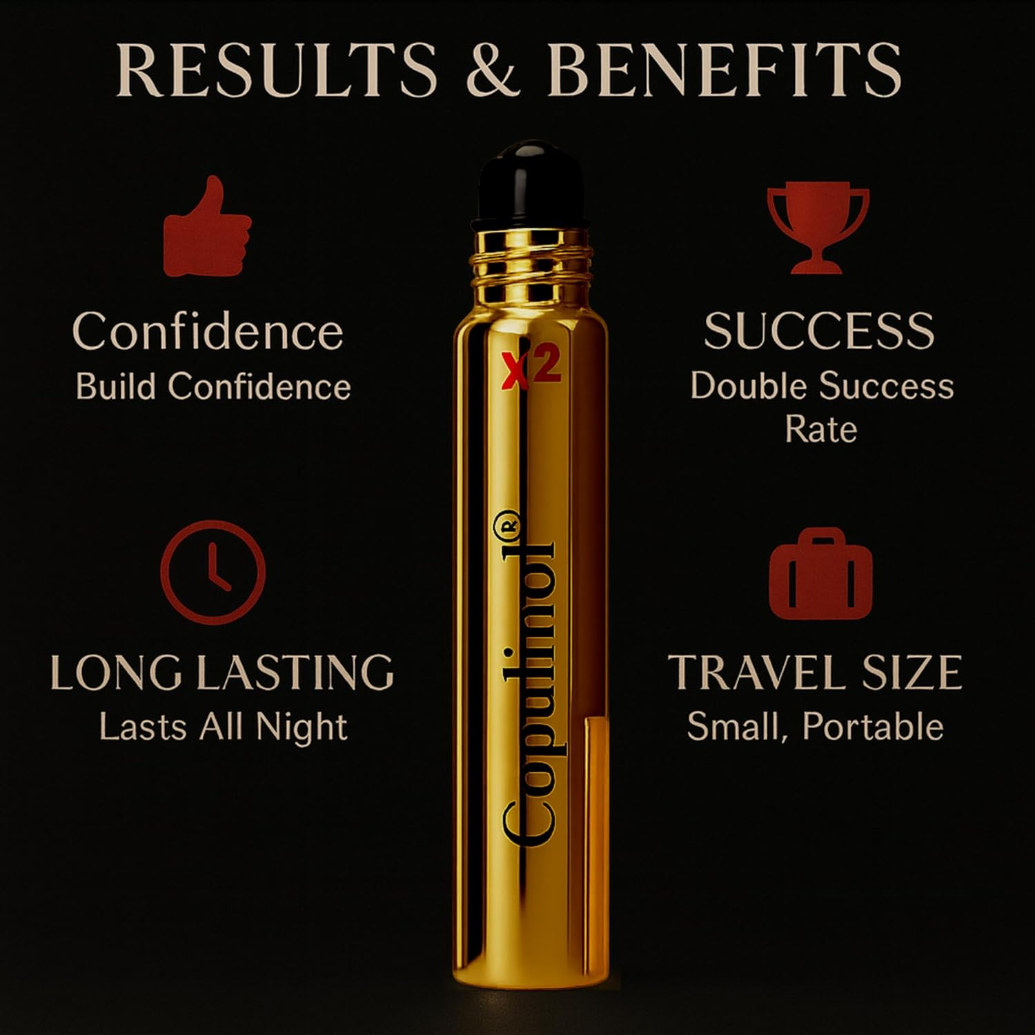 COPULINOL X2 100% Pheromone for Women 8Ml Human Pheromones Her Attract Men Aphrodisiacs Molecules Extra Strong image number 3