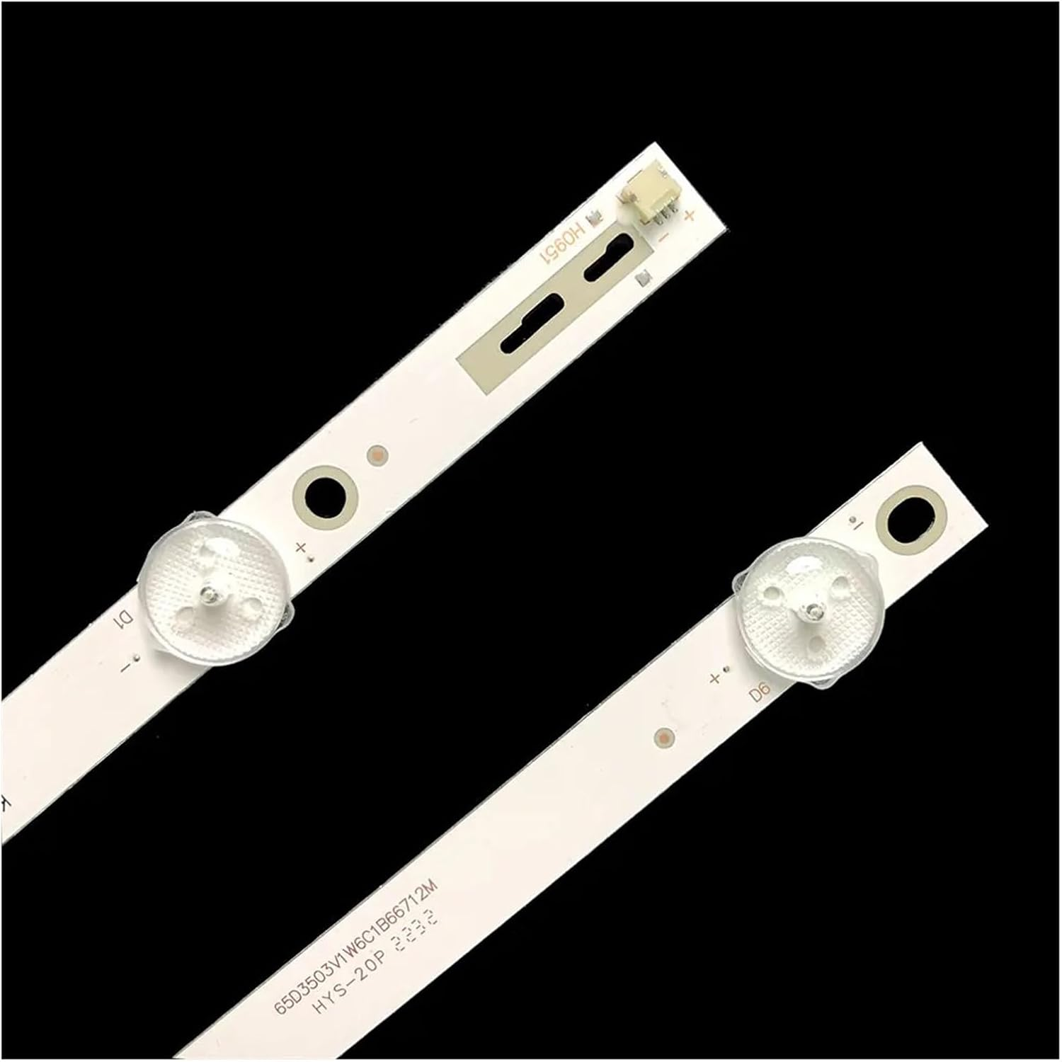 3V 12Pcs 667Mm Led Backlight Strips TV Repair for A.O/C 65Inch 4708-K65WDC-A1113N21 65U5080 65PUF6023/T3 65U810 65U6080/69T image number 1
