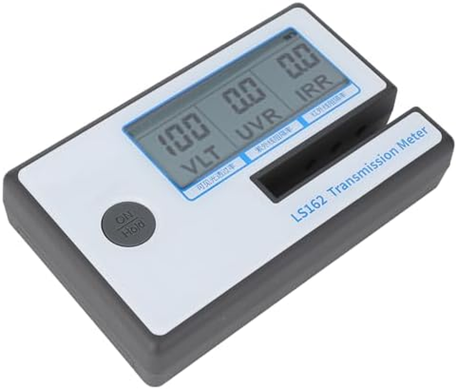 LS162 Window Solar Tester Meter,Portable VLT UV IR Rejection Tester,Solar Film Window Tint Film Transmission Meter Tester,