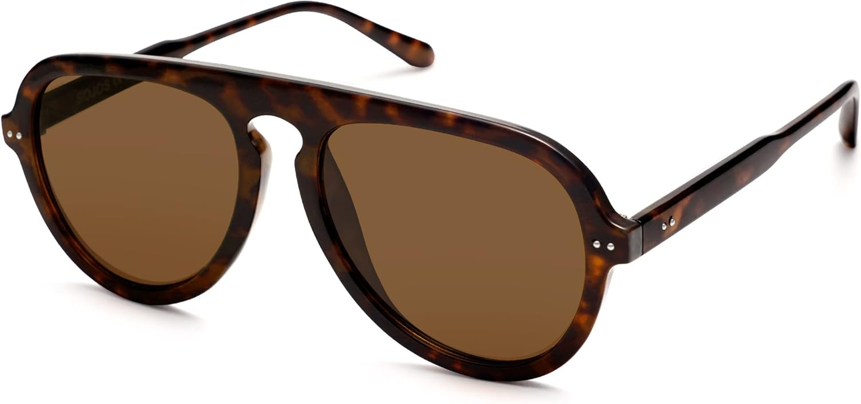 SOJOS Retro Aviator Sunglasses Womens Mens Vintage Plastic Frame Shades Lentes De Sol Para Mujer SJ2255