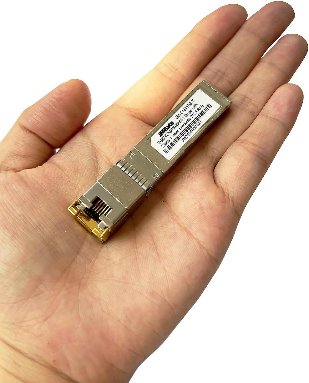 10G/5G/2.5G/1000BASE-T Copper SFP+ Optical Module Network Transceiver (JM-CN4103-T) image number 2