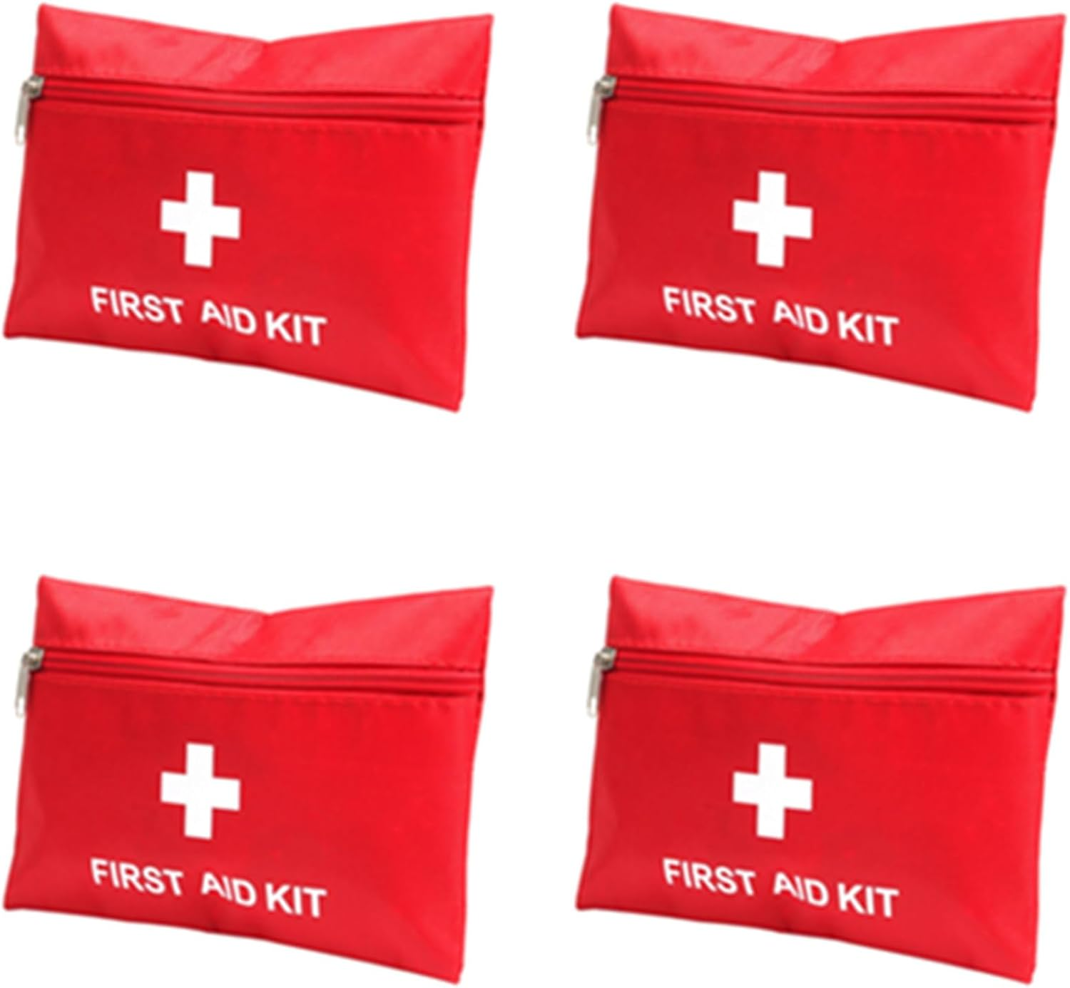 Red First Aid Bag Empty First Aid Kit Empty Mdeical First Aid Pouch Small Mini for First Aid Kits Pack Emergency Hiking Backpacking Camping Travel Car Cycling (12) image number 1