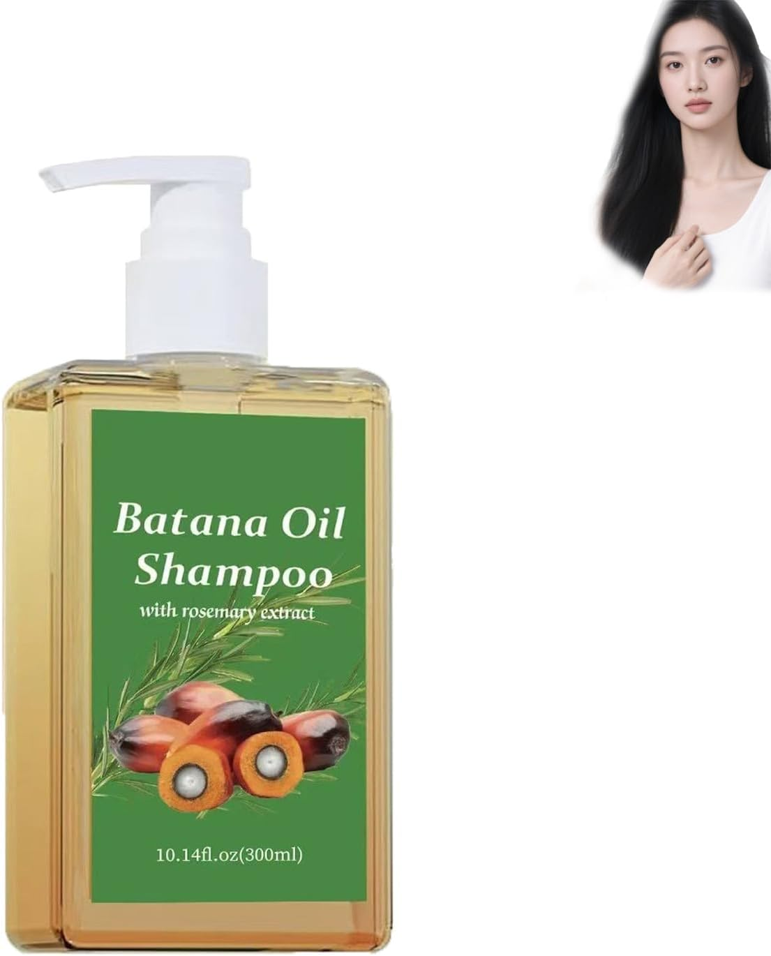 Batanas Oil Shampoo,Anti Dandruff Shampoo with Batana Oil,Reduce Split Ends,Strengthening & Volumizing,Moisturizes & Strengthens Scalp,Leaves Your Hairs Smoother,Moisturizes and Hydration (1 PCS)