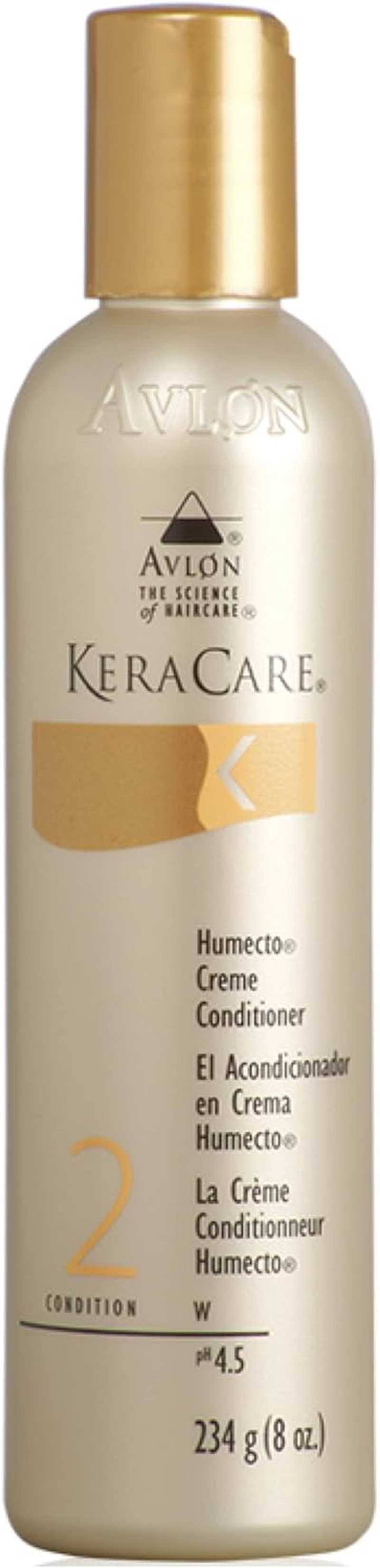 Avlon Keracare Humecto Creme Conditioner 234G with Hydrating Detangling Shampoo 240Ml image number 1