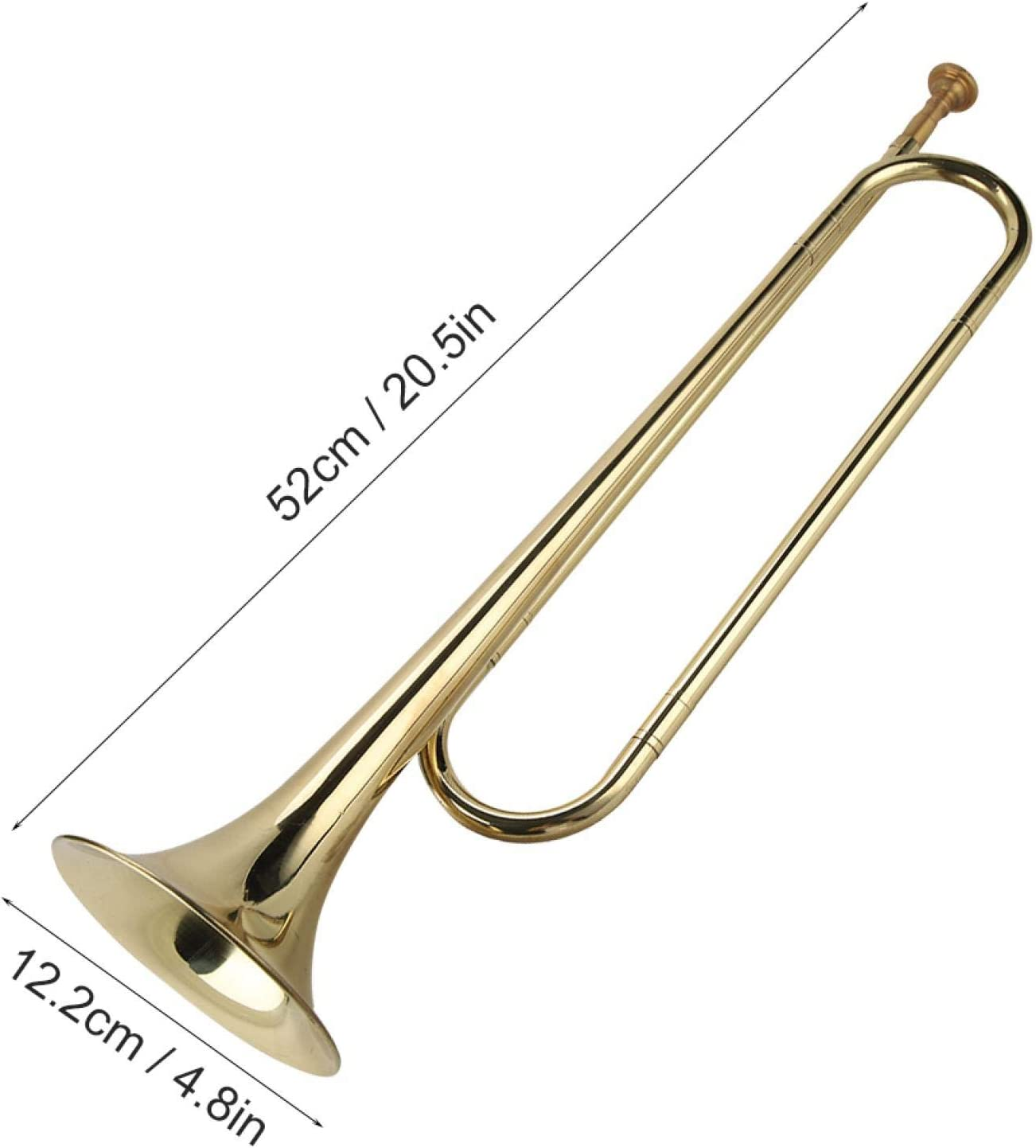 Trumpet Bugle Cavalry Trumpet Orchestra Music Orchestra Music Instrument Teenagers for Students Beginner Children image number 3