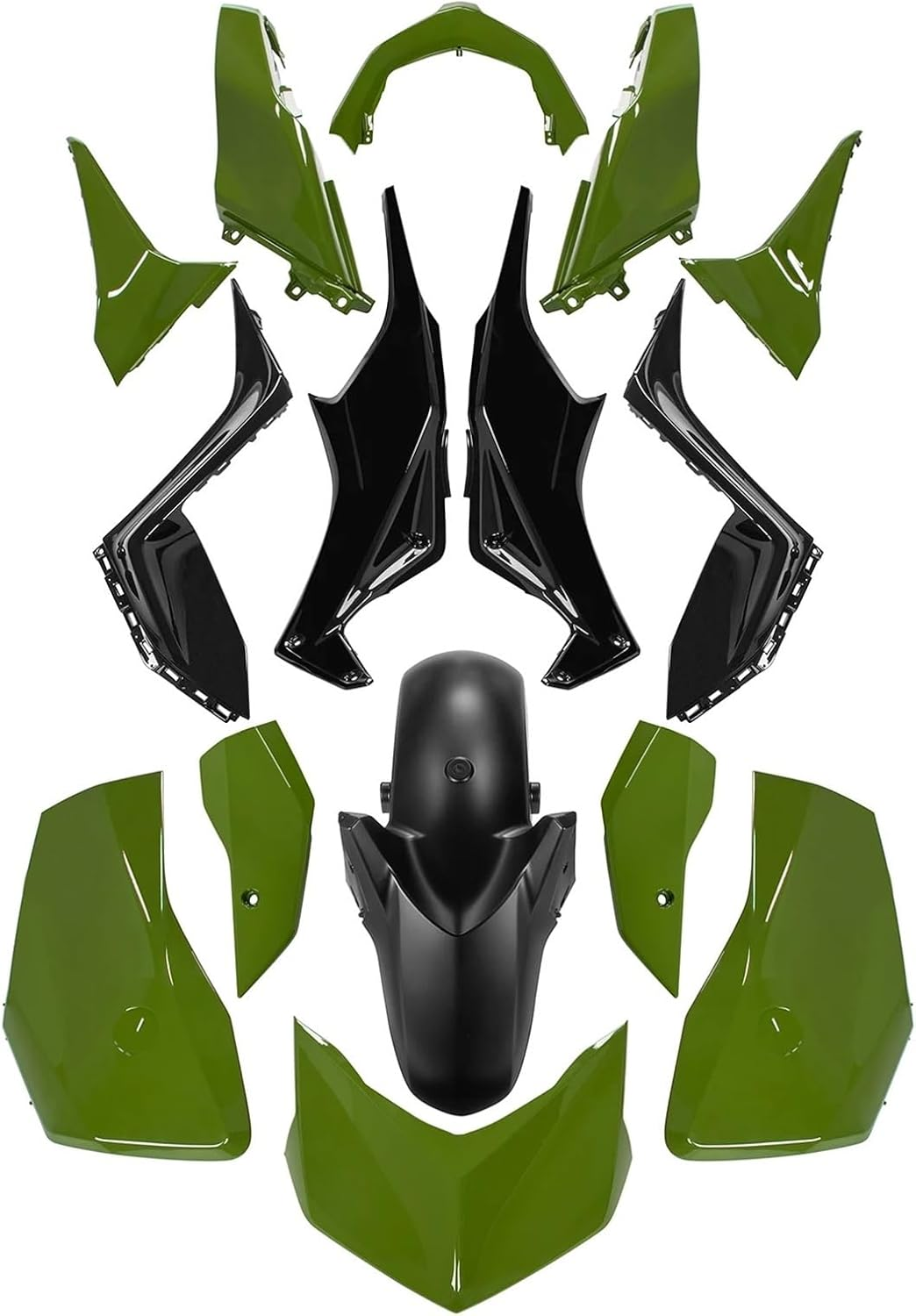 Motorbike Cowls,Motorcycle Mudguard Fit for Yamaha X-MAX 300 X MAX300 2023-2024 Bodywork Kit Cowl Panel Cover Protect Accessories(016)