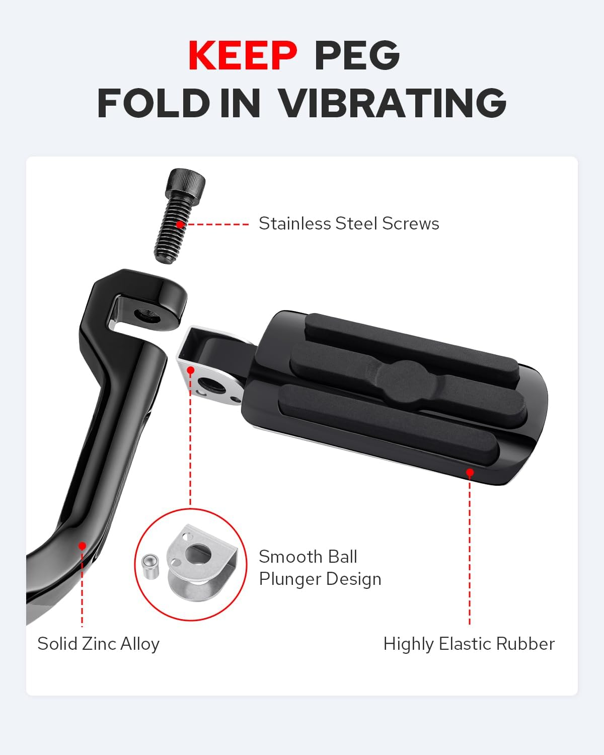 Benlari Long Highway Peg Black 2 image number 3