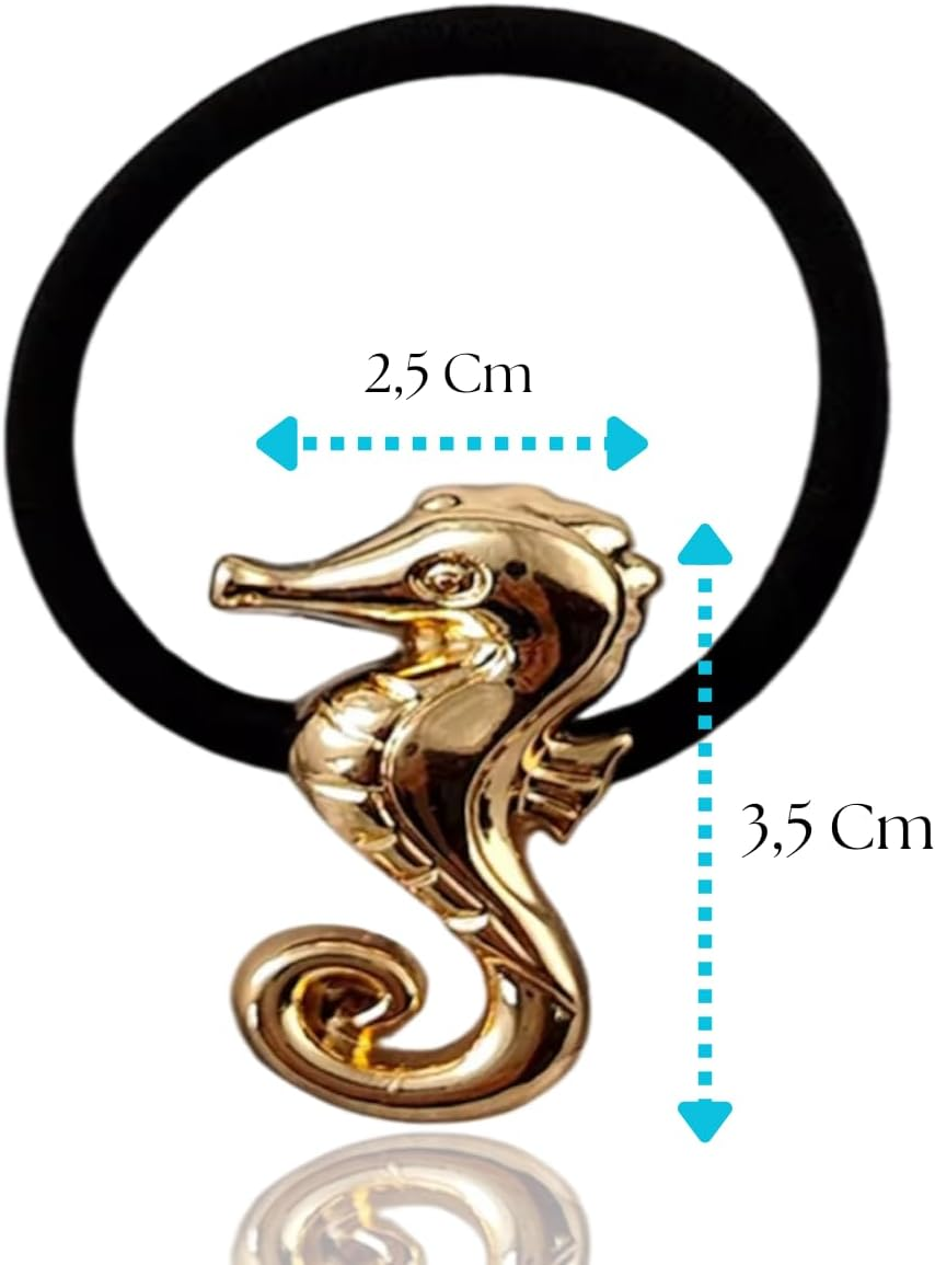 Set of 3 Ladies Gold Plated Metal Hair Scrunchies Hair Accessories for Elegant Hair image number 2