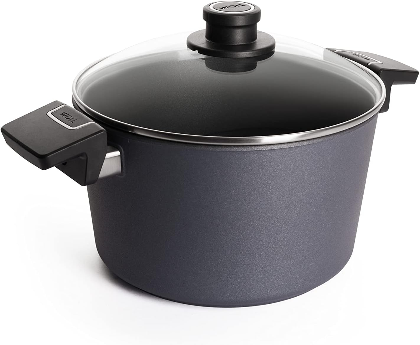 Woll Diamond Lite Fix Handle Induction Stock Pot 24Cm 5L with Lid Gift Boxed image number 2