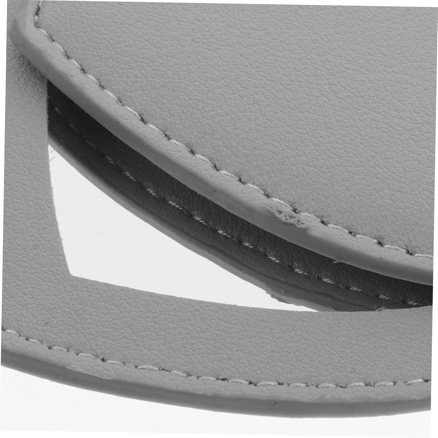 FOYTOKI 2Pcs Mini Heart Shaped Compact Mirrors with PU Leather Cover Portable Travel Makeup Mirrors Keychain Wristlet for Women Scratch-Resistant Stylish Vanity Accessories for Purse And image number 6