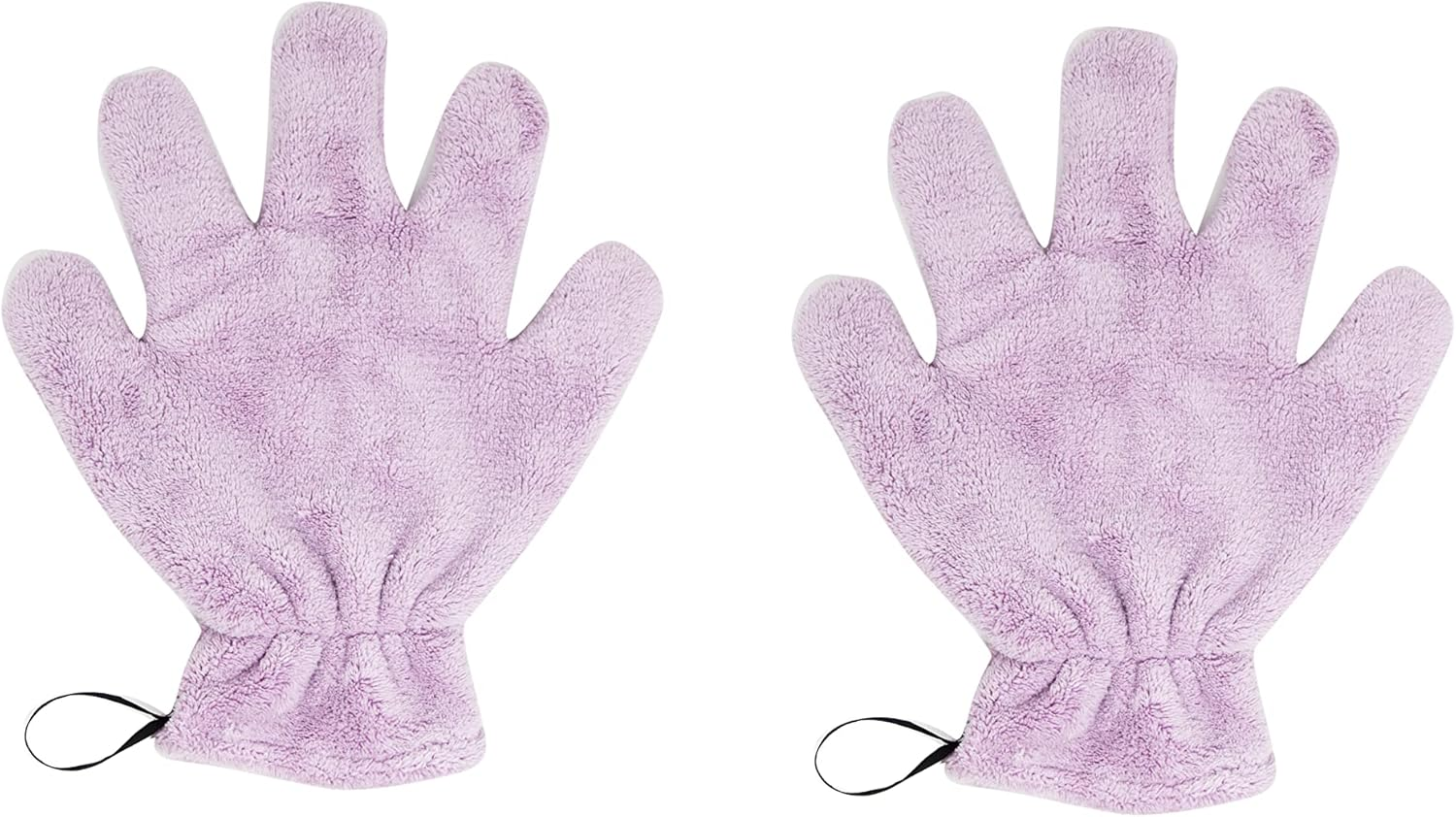 Jc plus [Fluffy Quick Dry Gloves, 2 Pieces] Hair Drying Towel, Hair Dry Gloves, Dryer, Water Absorbent, Quick Drying, Microfiber image number 4