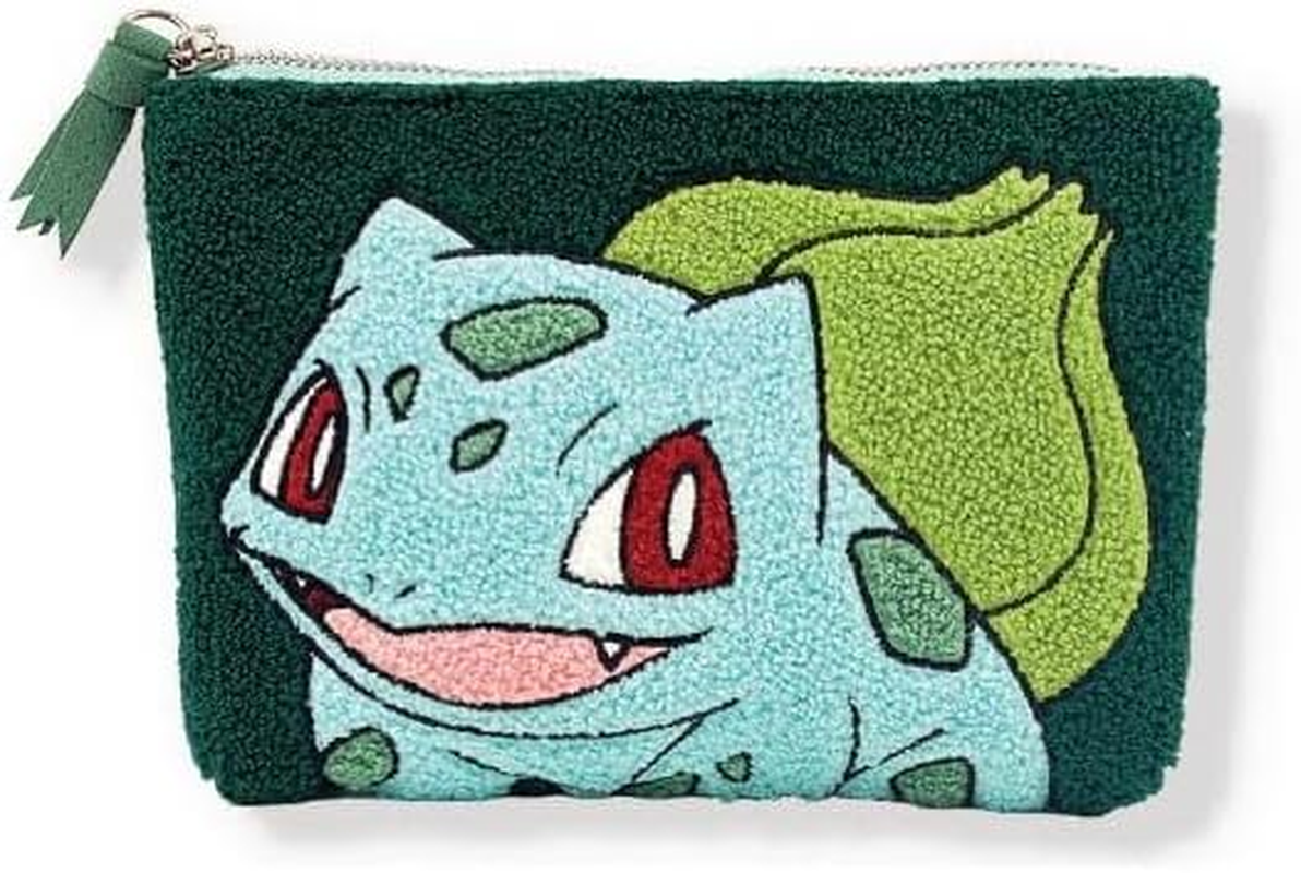 Marimo Craft Pokemon Pok&eacute;mon Sagara 3 Pocket Pouch, Bulbasaur, W 6.5 X H 4.7 X D 0.8 Inches (165 X 120 X 20 Mm) PKM-782 image number 1