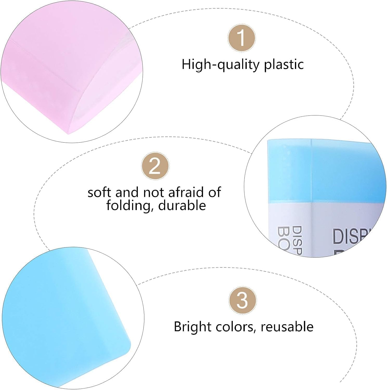 4 Pcs 40 Pockets Presentation Display Book Folder with Clear Sheet Protectors, 4 Colors A4 Waterproof Folder Binder Display 80 Pages Bound Sheet Protector for Document, Sheet Music, Photo, Certificate image number 6