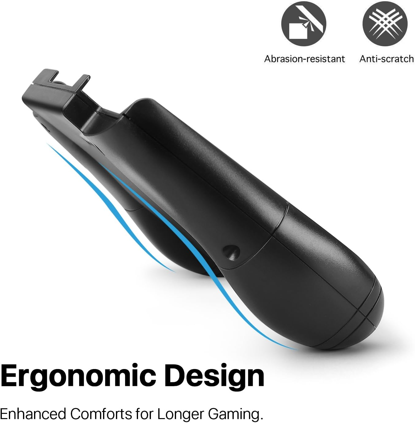 TNP New Nintendo 3DS XL Hand Grip Protective Cover Skin Rubber Controller Grip Case Ergonomic Comfort anti Slip Handle Console Grip with Kick-Stand for New Nintendo 3DS XL LL 2015 Model image number 1