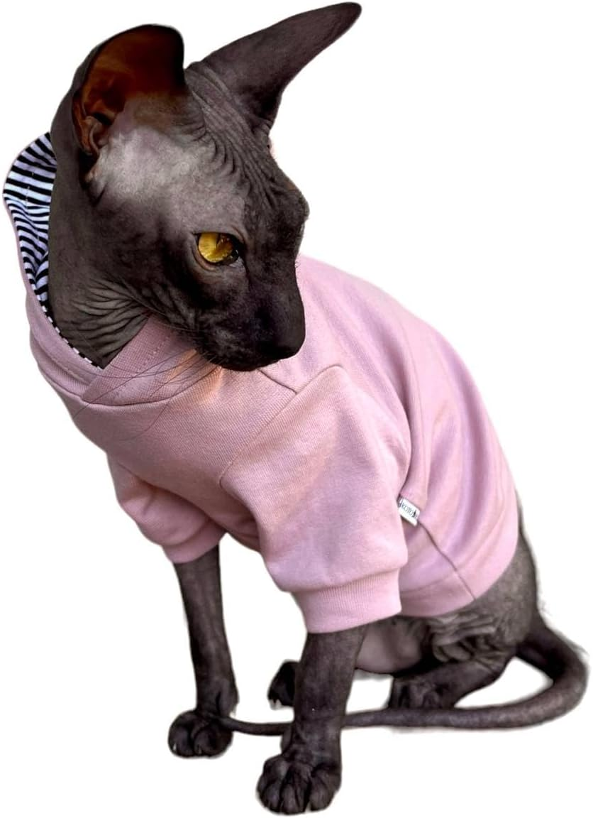 Kotomoda Sphynx Cat Hoodie Naked Cat Hairless S image number 4