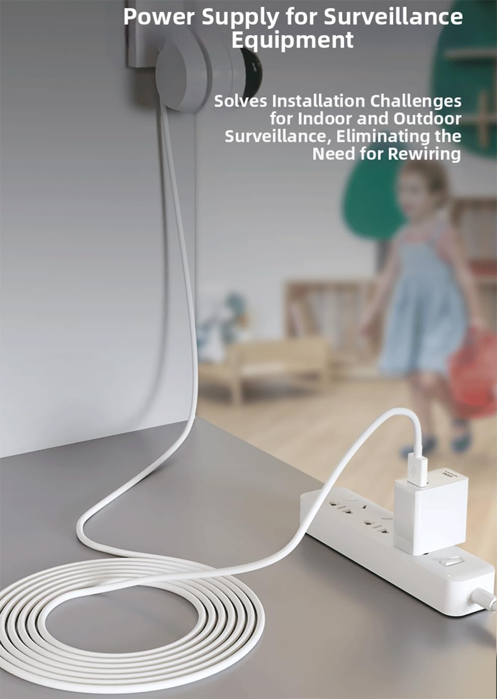 10M Micro USB Charging Cord Power Cable for Wyze Cam V4, V3,Wyze Og,Wyze Cam V3 Pro Security Cameras and More image number 2