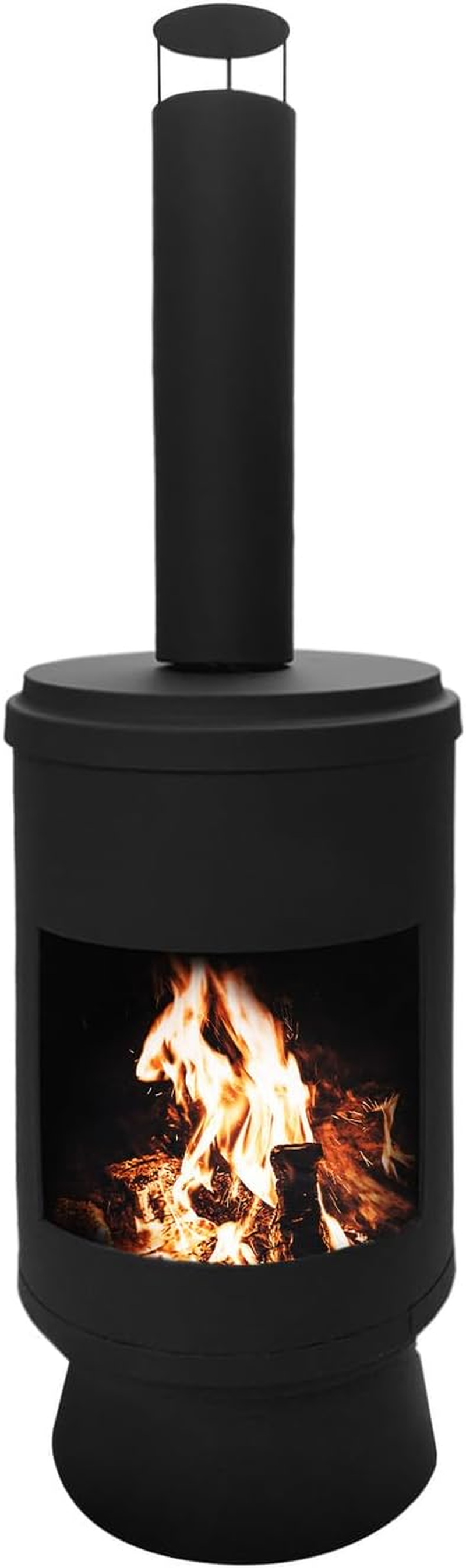 Glasshaus Co. Fire Pit Fireplace Chimney Outdoor Camping Portable Patio Heater 105Cm image number 4