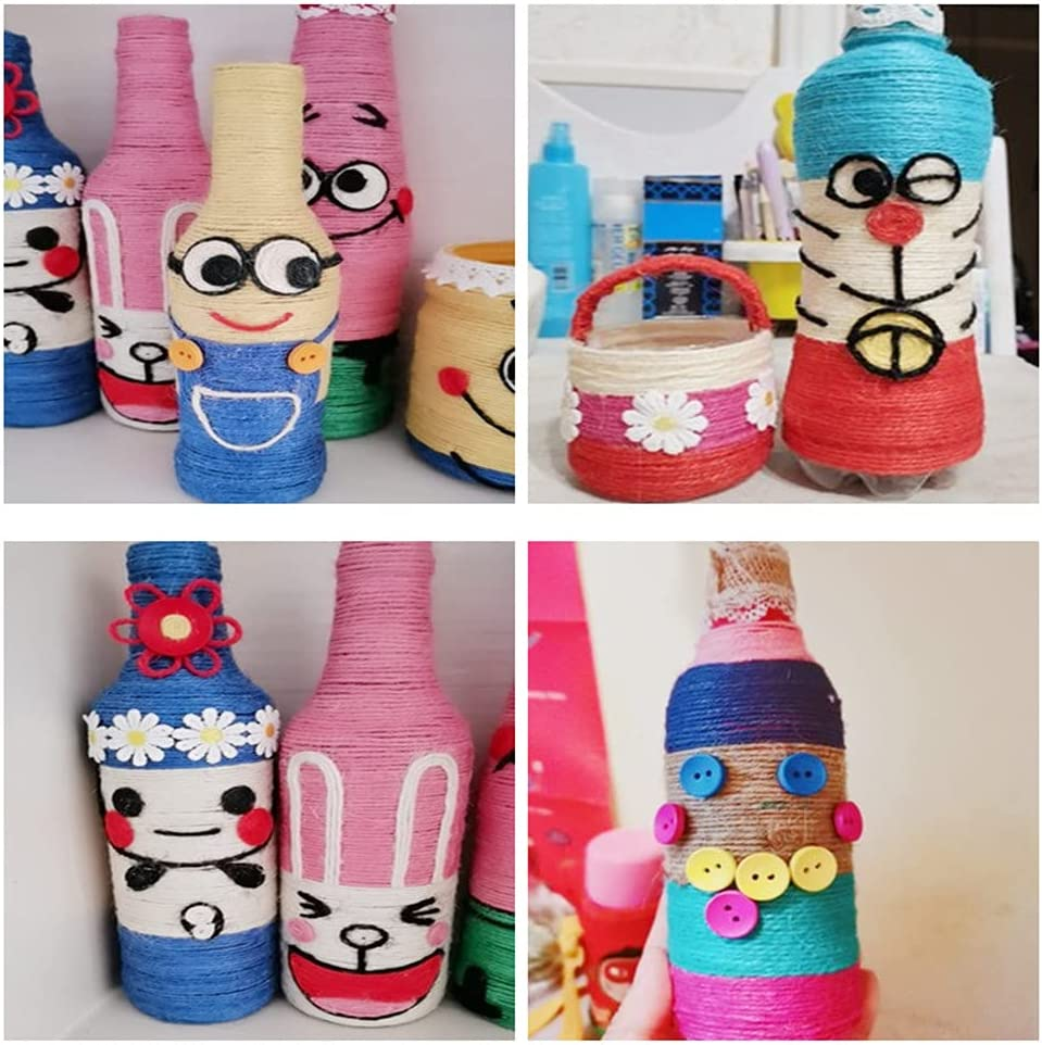 656Feet Jute Twine String for Garden DIY and Gift Packing 2Mm 3Ply (Green) image number 2