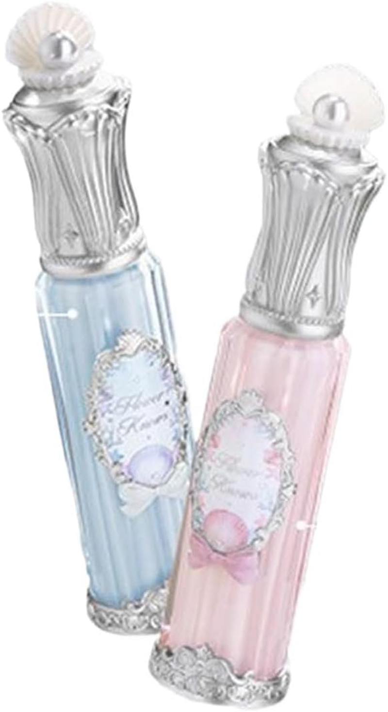 Flower Knows Shell Series Pearl Lip Gloss &ndash; Moisturizing Non-Sticky High-Shine Finish Lip Care Balm (C04)