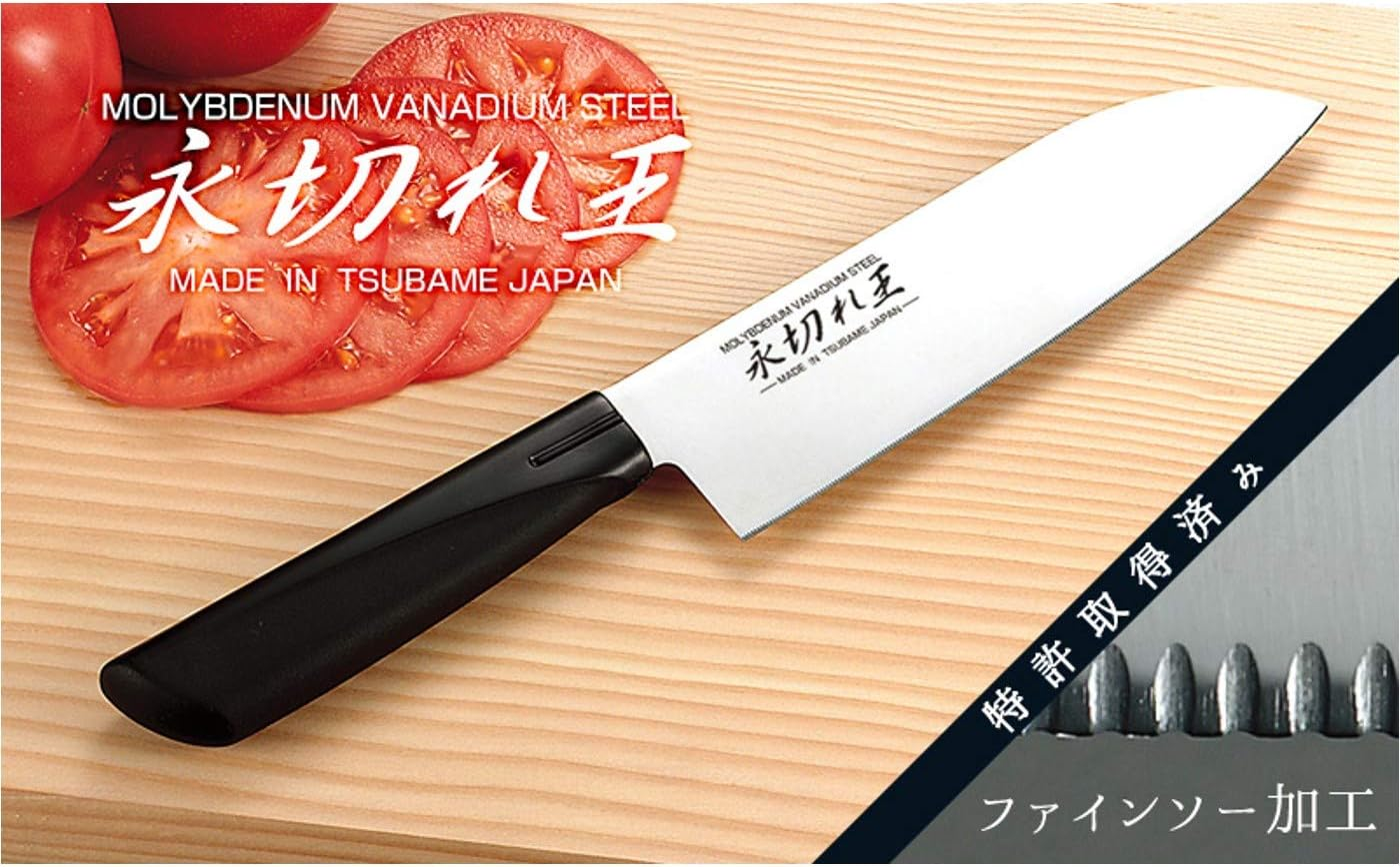 Ernest A-76810 Santoku Knife (Made in Japan) Patented Technology (Provides a Long Time Sharpness), 6.5 Inches (165 Mm), Rust Resistant and Tenacious, a Favorite Brand for Major Restaurants image number 4