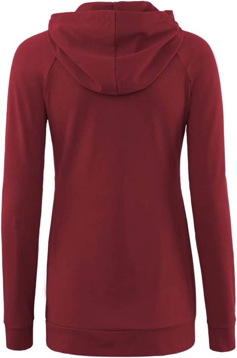 Liu & Qu Womens Nursing Hoodie Long Sleeves Sweatshirt Breastfeeding Layered Top Pocket Casual Clothes