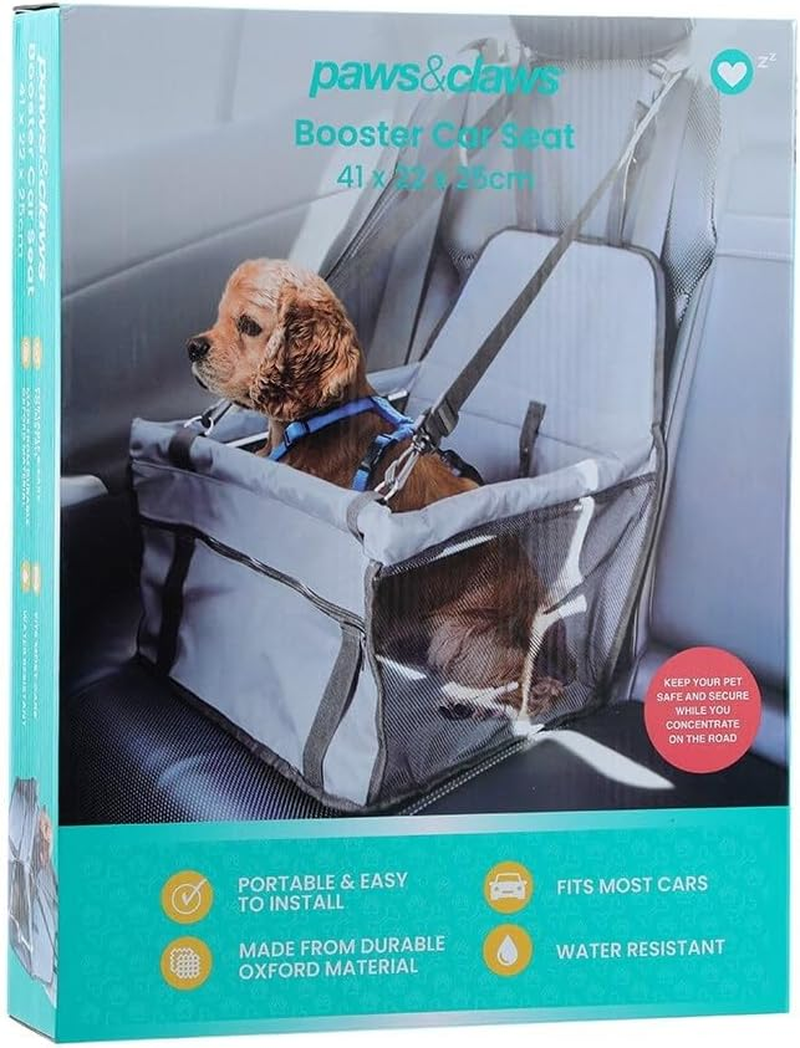 Paws & Claws Pet Booster Car Seat Protector Safety Basket Dog/Cat Travel Carrier image number 3