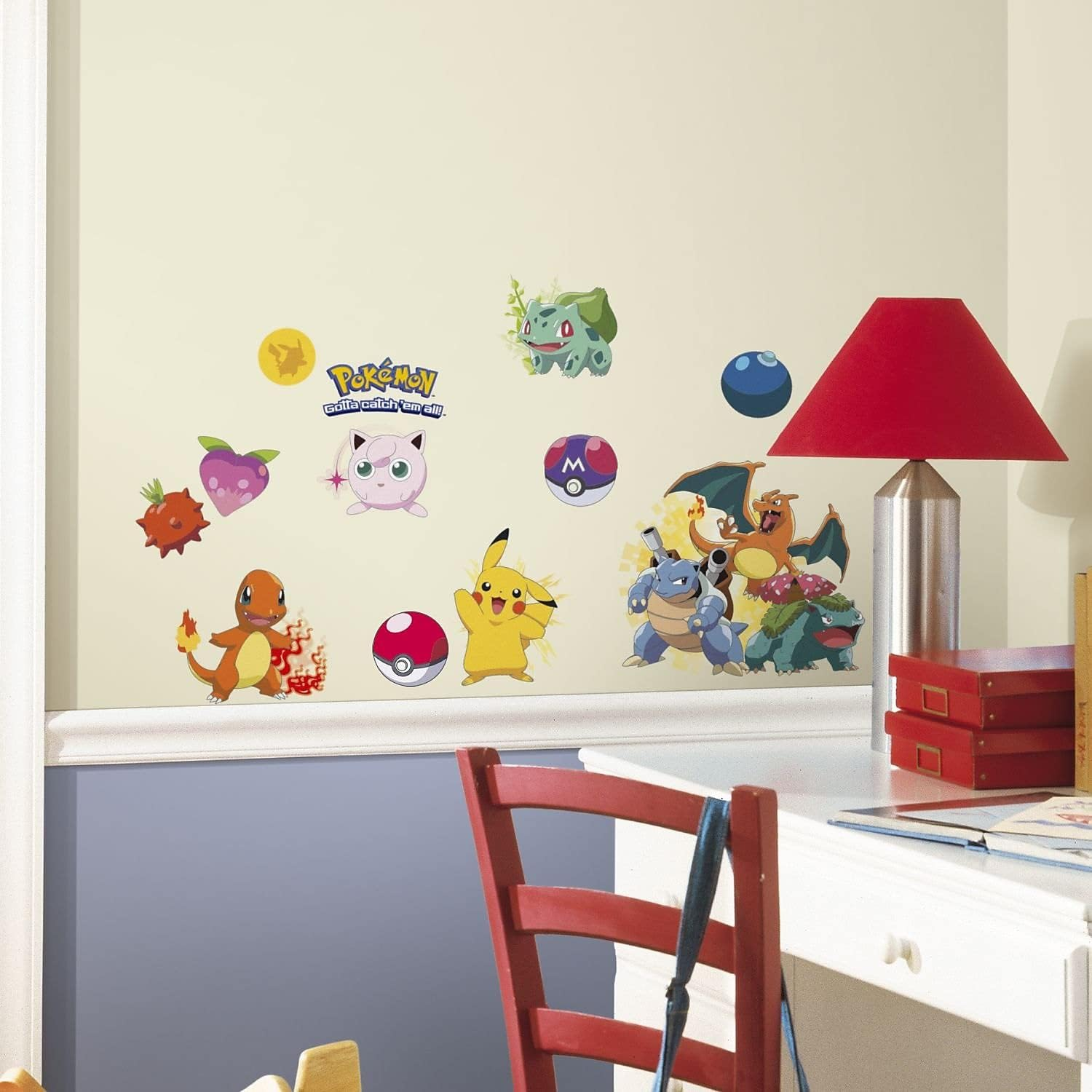 Roommates RMK2535SCS Pokemon Iconic Peel and Stick Wall Decals image number 5