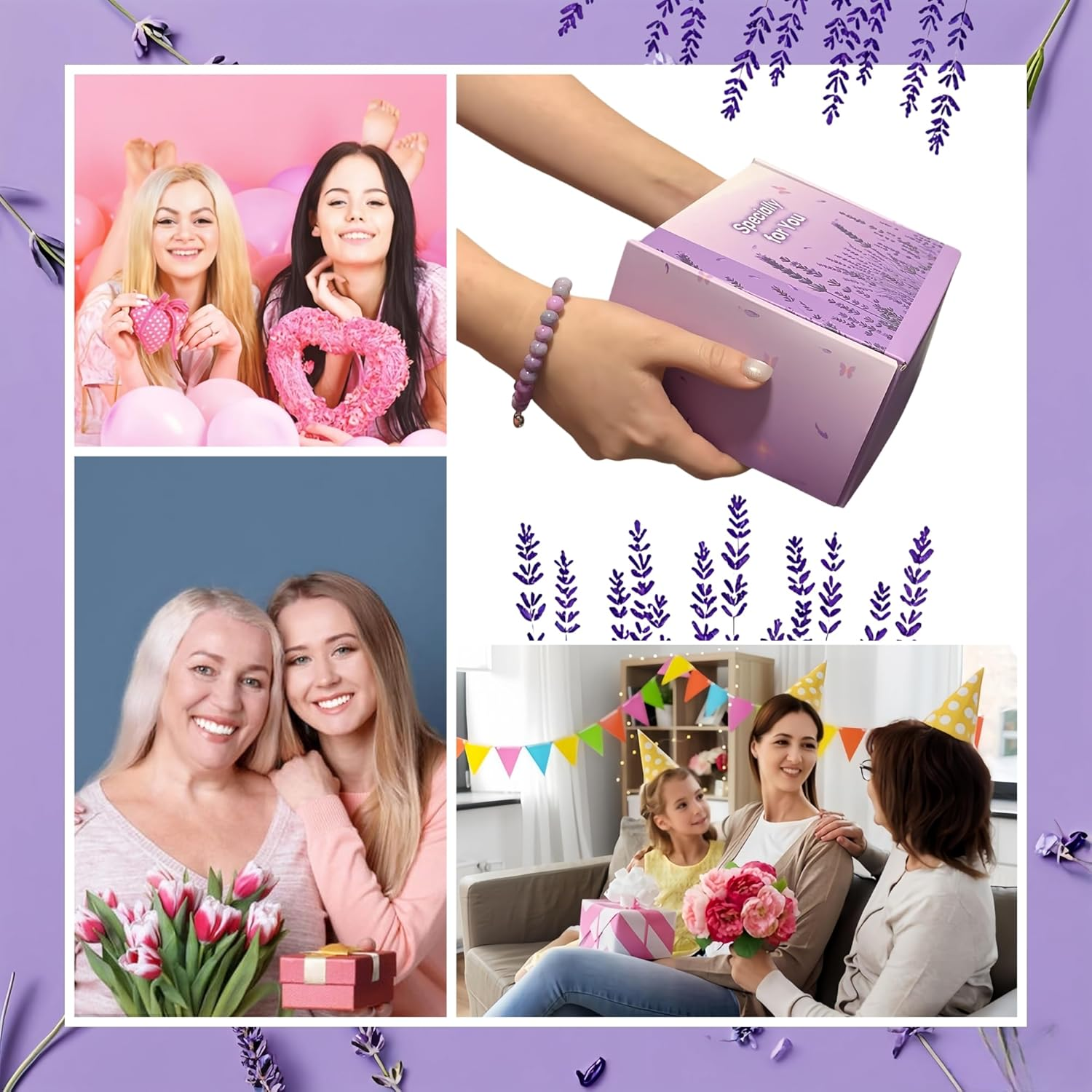 Gifts for Mum, Mum Birthday Gifts, Birthday Gifts for Mum, Mum Gifts, Mothers Day Gifts, Best Mum Mug, Presents for Mum, Christmas Purple Gifts for Mum, Mom Birthday Gifts Hamper image number 1