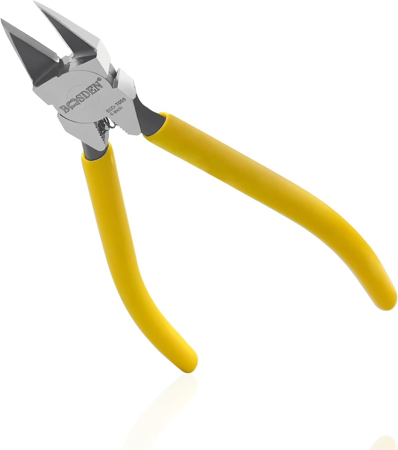 BOOSDEN 6 Inch Wire Cutters, Ultra Sharp Spring Loaded Pliers, Small Side Cutting Pliers, Dikes Chicken Wire Cutters, Flush Cutters for Jewelry Making, Crafting, Floral, DIY, Electrical