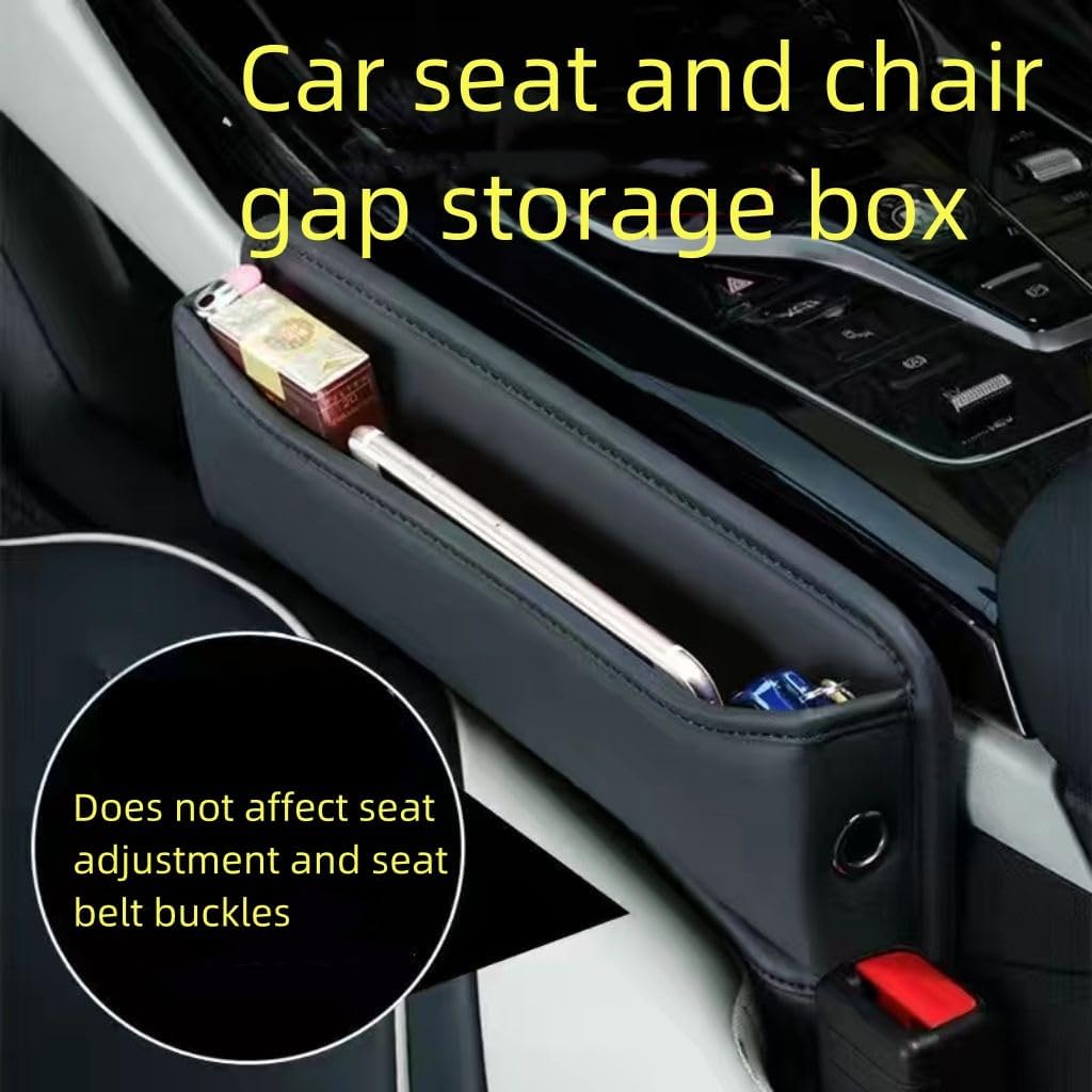 Car Seat Gap Filler,Car Seat Storage Box,Car Seat Gap Bag (Black) image number 5
