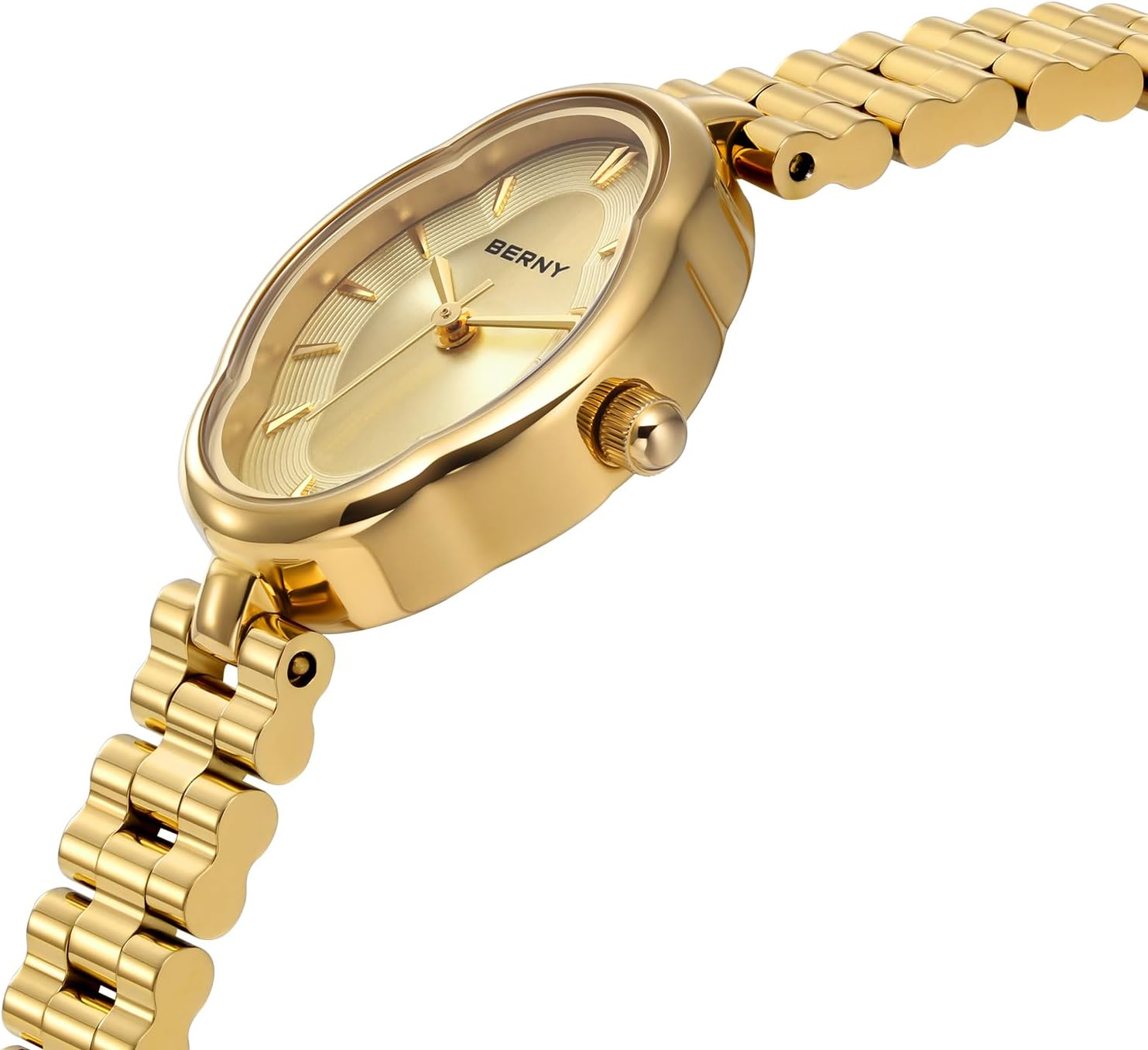 BERNY Watches for Women Gold Watch for Women Gold Watches for Women Dainty Ladies Quartz Watch 3ATM Waterproof Fashion Female Wristwatch Luxury Bracelet Watches image number 6