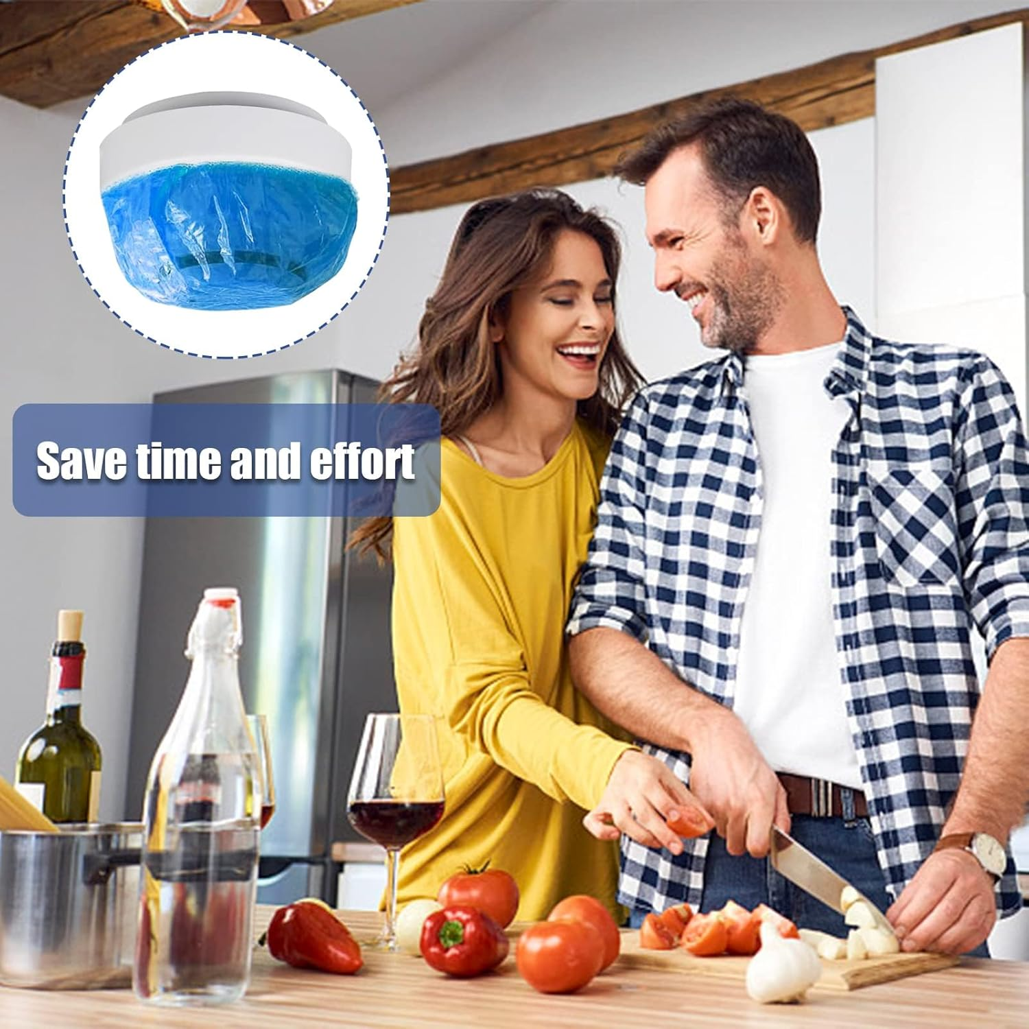 40 PCS Dxmimer Smoke Detector Cover Fire Alarm Cover, Thickened Elastic Plastic Reusable Smoke Alarm Dust Paint Cover for Home Cooking or Baking (White) - Orange image number 3