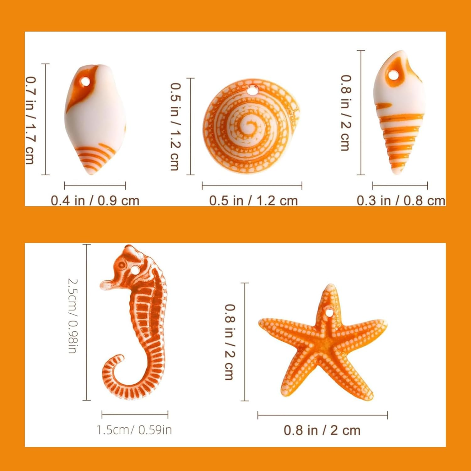 Fokmuaex 48Pcs Micro Sea Animals Decorations, Mini Aquatic Ornaments for Fish Tank, Aquarium Plants, DIY Potted Crafts, Christmas Terrarium & Ocean-Themed Projects image number 6