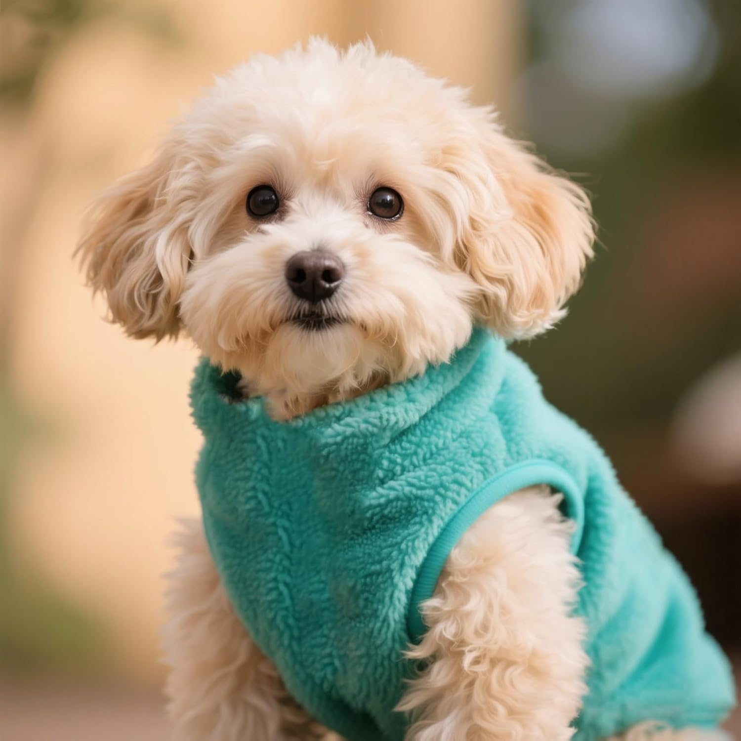 4 Pcs Dog Fleece Vest Sweater Winter Warm Dog Sleeveless Jacket Soft Pullover Fleece Cold Weather Coat Hoodie with D-Ring Leash for Small Medium Dogs Unisex image number 3