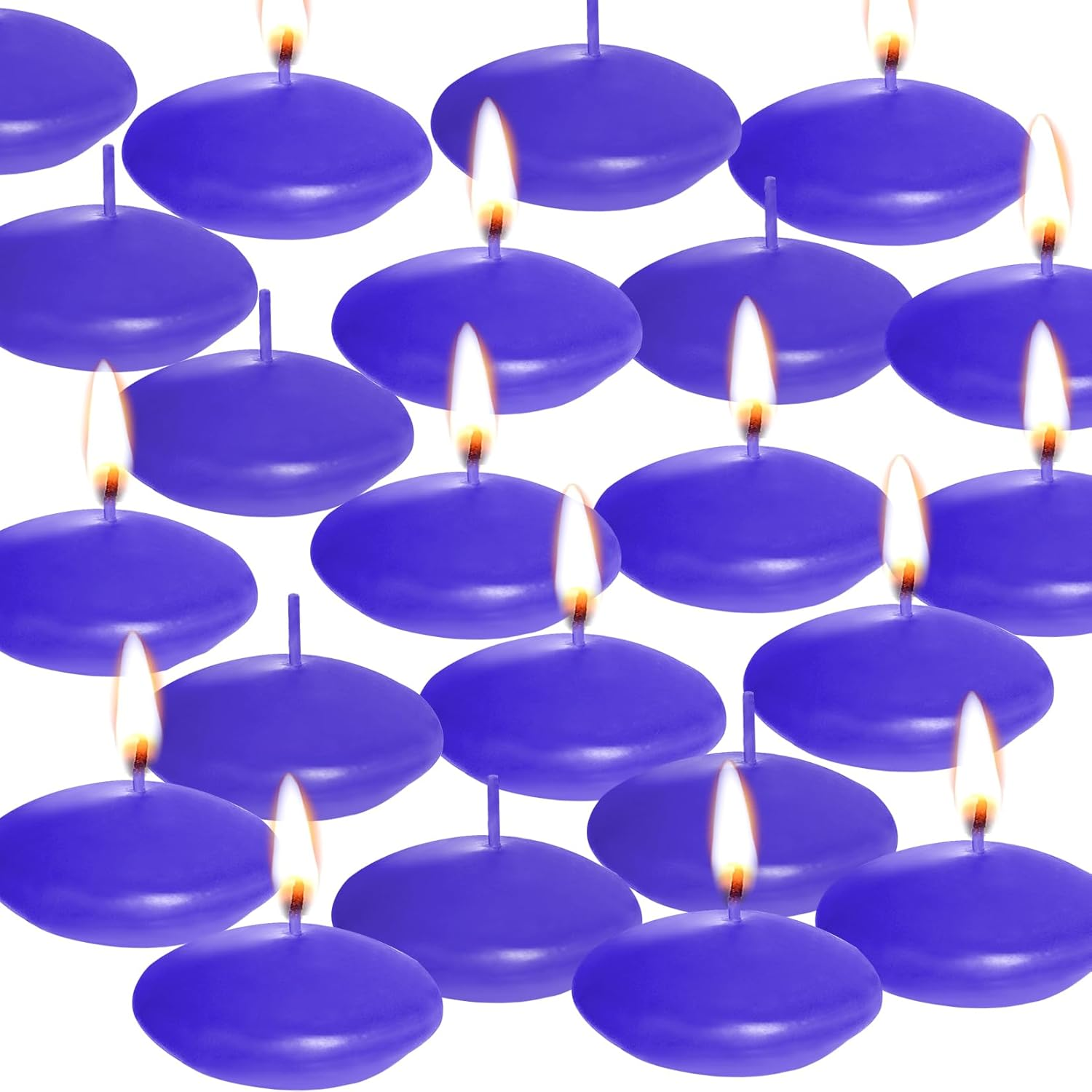 20 Pcs Floating Candles Centerpieces, 1.5 Inch Unscented Floating Candles Small Decoration for Valentine'S Day, Thanksgiving, Wedding, Holiday, Parties and Home Decor