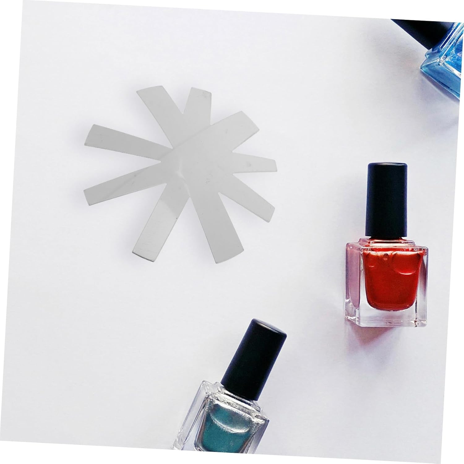 MERRYHAPY Nail Templates for French Manicure Nail Stencils Manicure Templates Precision Tool image number 2