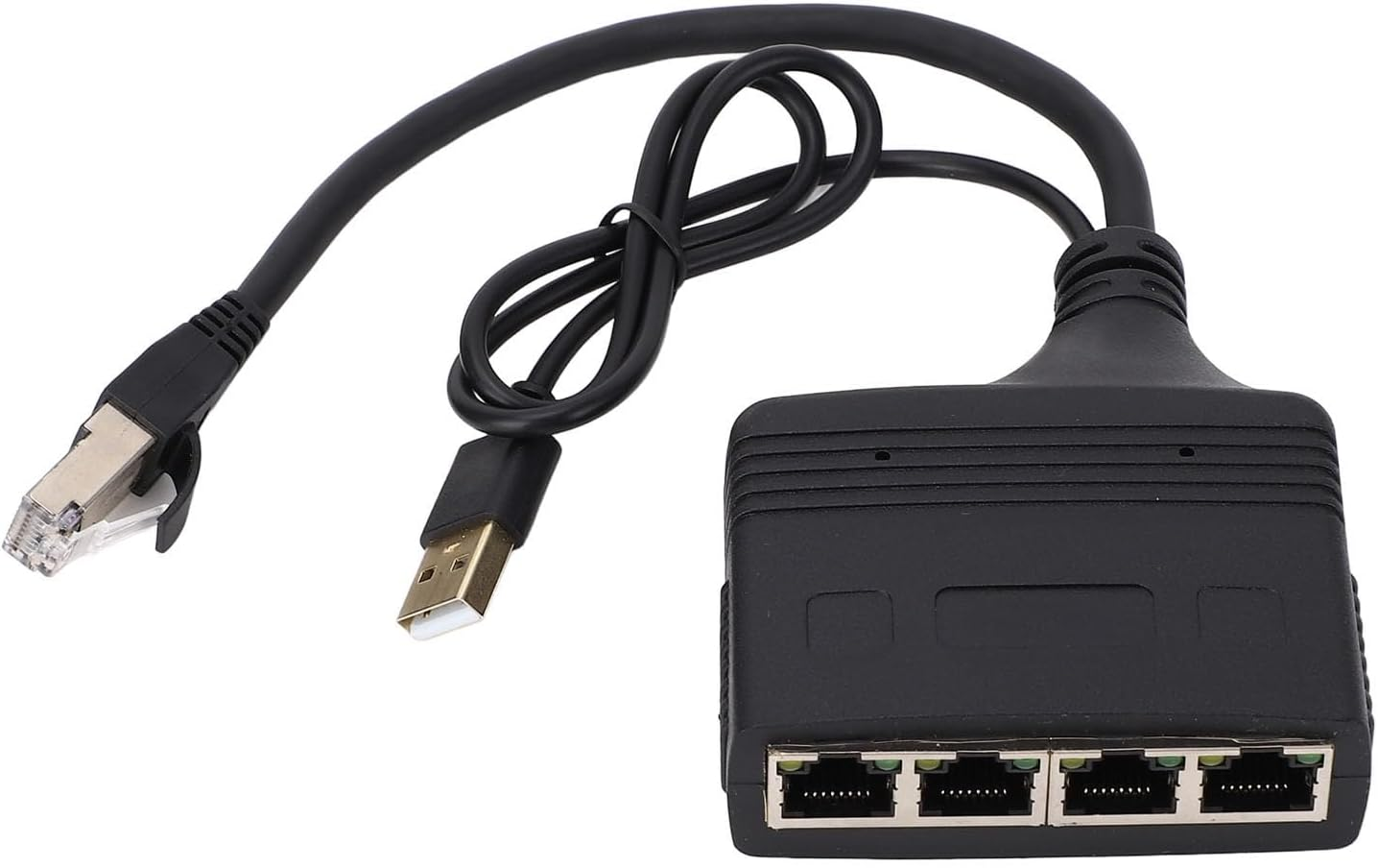 Zopsc RJ45 Ethernet Splitter High Speed 1 to 4 Out, 1000Mbps Network Splitter Ethernet Hub with USB Interface, Internet Switch for ADSL Modems, Tvs, Set Top Boxes, Routers, Zopsc9Ye6Rfnvau image number 3