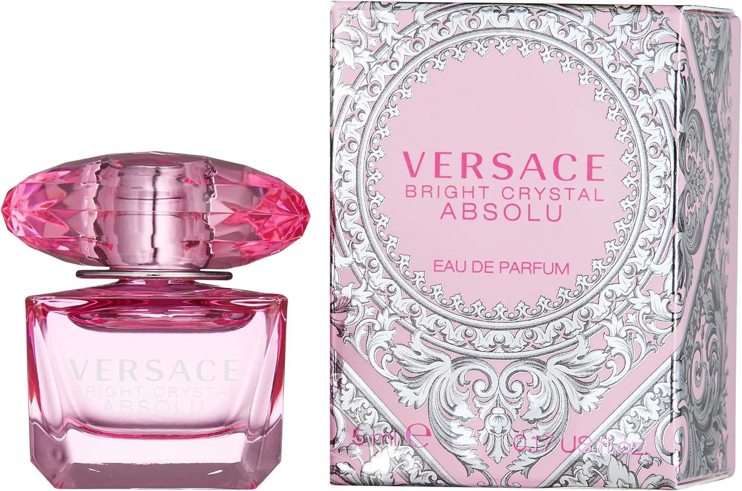 Versace Bright Crystal Absolu Eau De Parfum for Women, Pink, 5 Ml image number 2