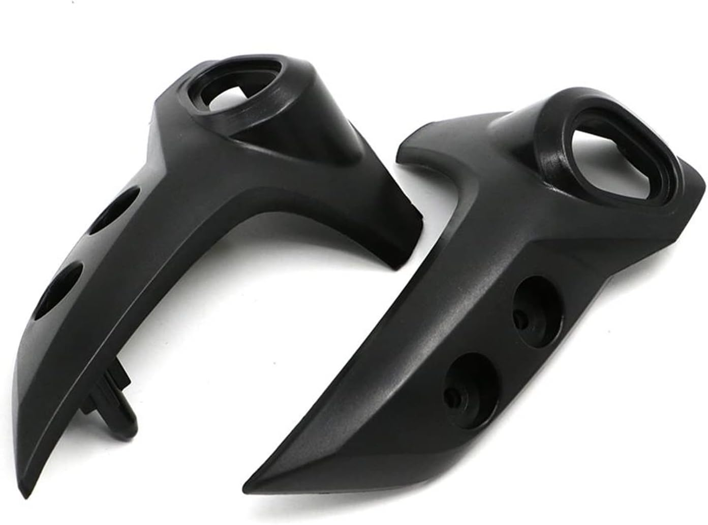 CAREG Compatible with Yamaha FZ6 FZ6-N FZ6N New Black Bracket Headlight Upper Side Motorcycle Parts Plastic 2004 2005 2006 2007 2008 2009 FZ 6N image number 1