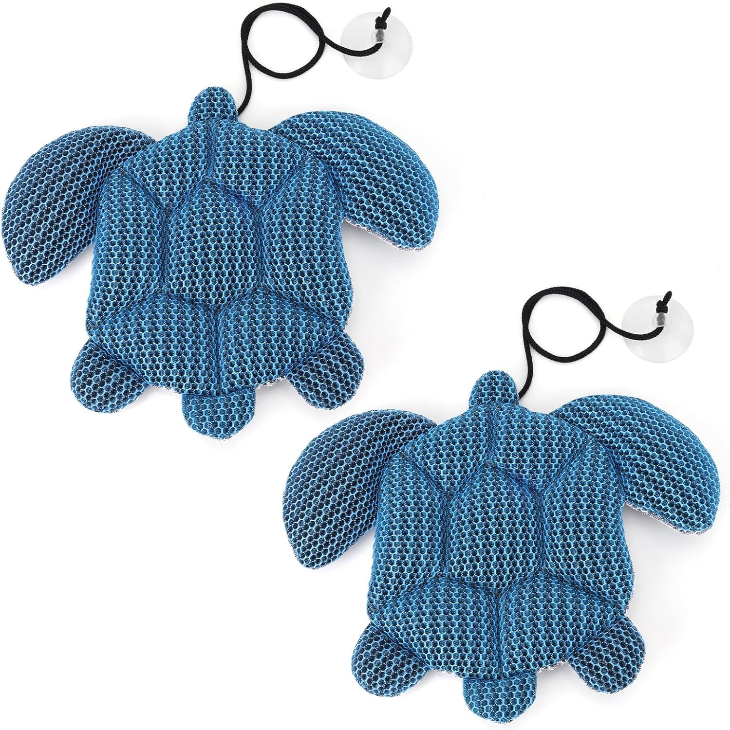 2Pcs Hot Tub Scum Absorbers, Sea Turtles Reusable Pool Sponge Scum Absorbers for Adults Kids Easy to Clean Hot Tub Spa Oil Absorber Accessories for Clear Water (Blue, Gray) image number 6
