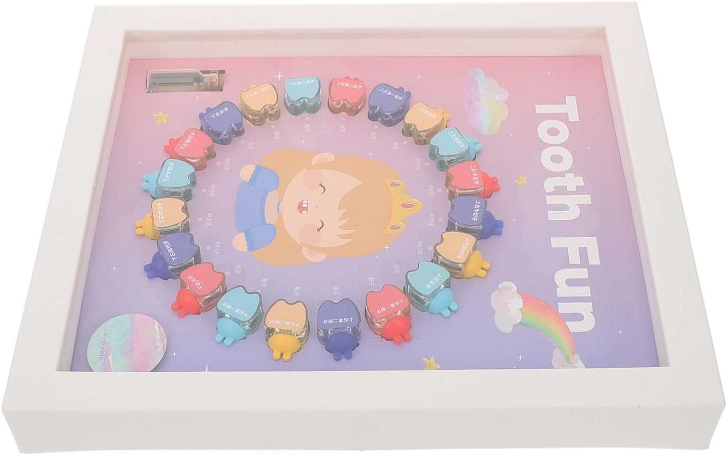 Toyvian 1Set Tooth Keepsake Box Organizer of Boy Girl Tooth Container Generous Storage Portable Design for Boys and Girls image number 4