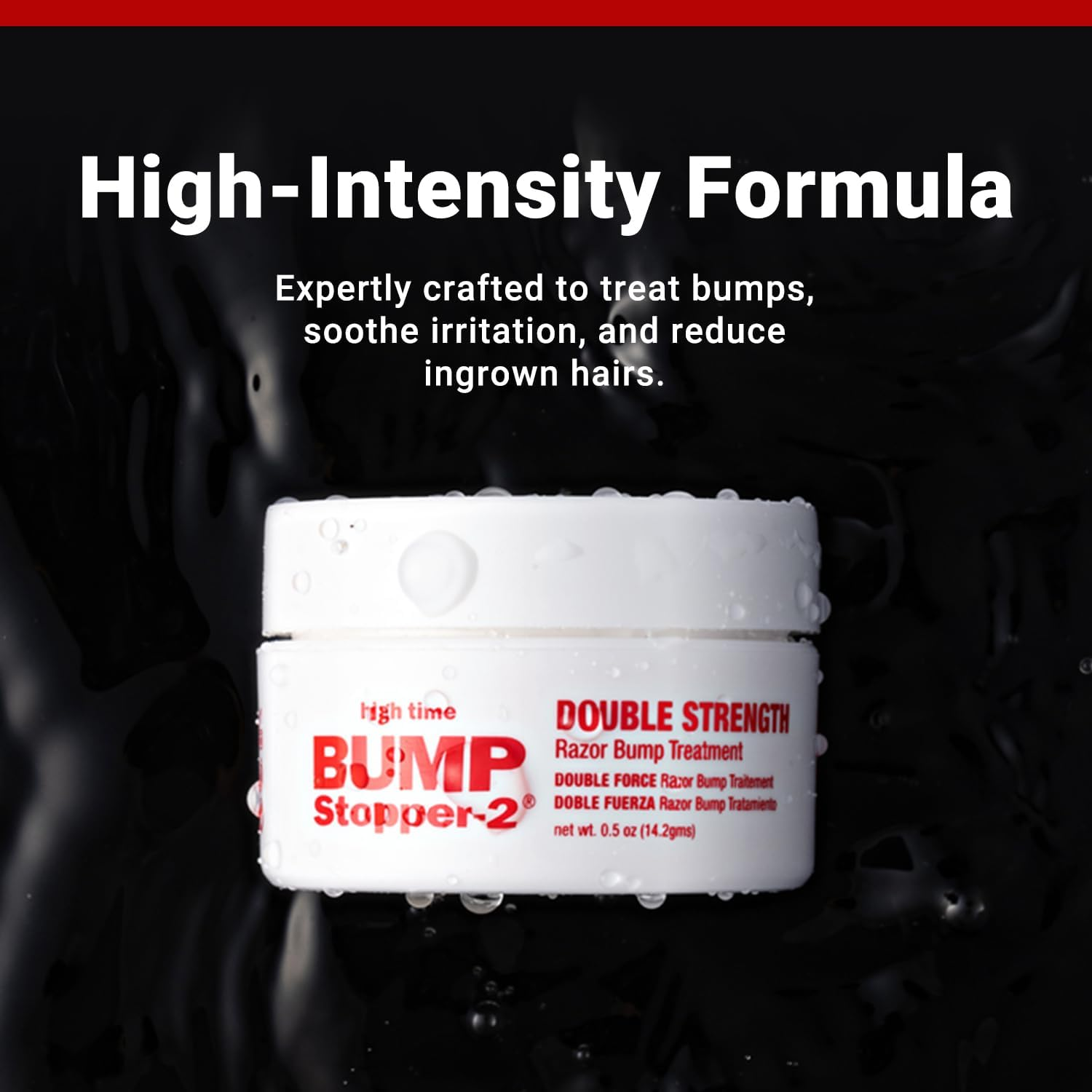 High Time Bump Stopper-2 Double Strength Razor Bump Treatment, 0.5 Oz (Pack of 5) image number 4